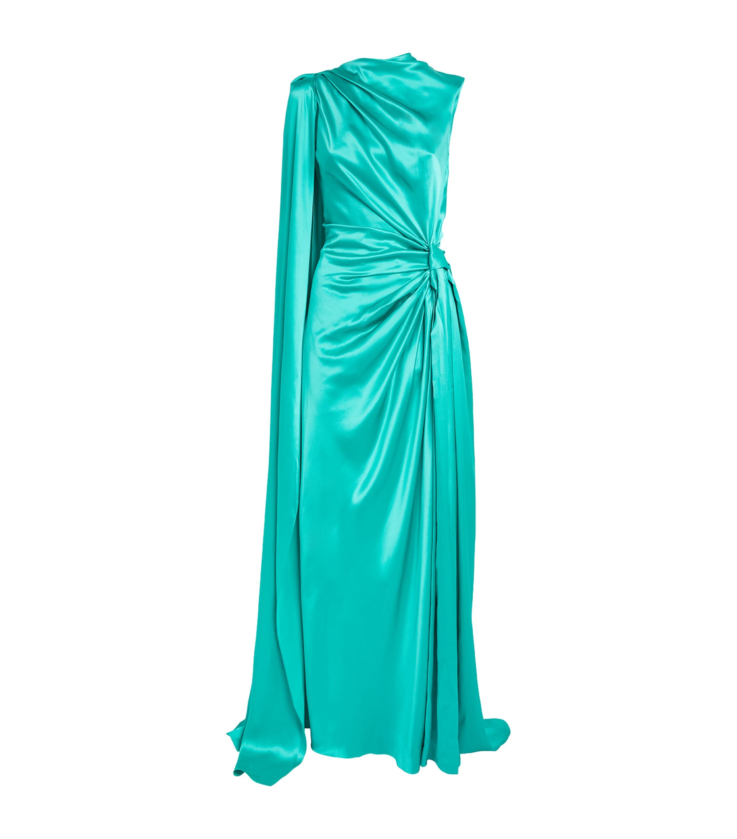 ROKSANDA SILK ASYMMETRIC ORIEN GOWN 