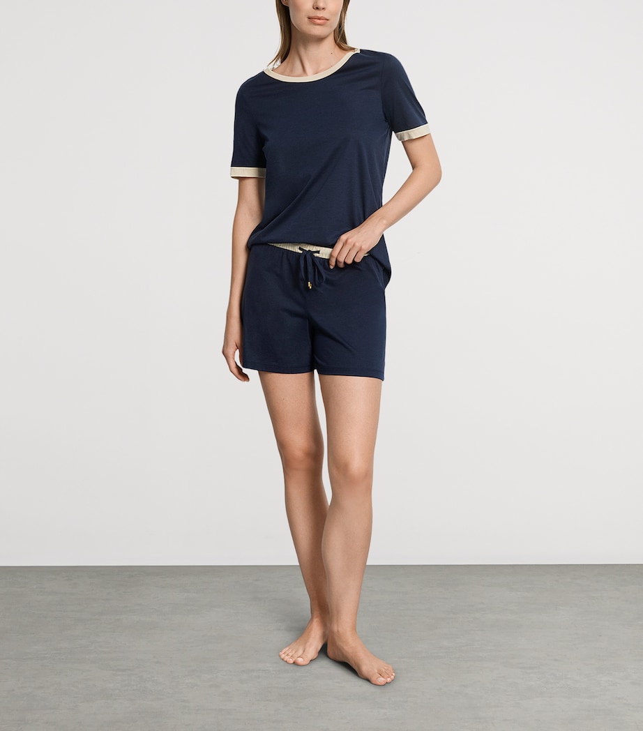 Cotton-Blend Laura Pyjamas DEEP NAVY Image 4