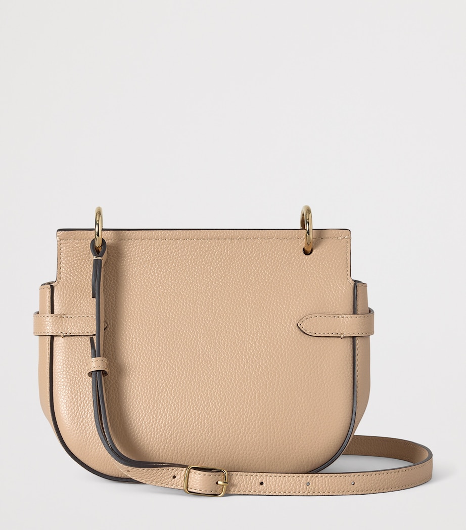 Mulberry Small Leather Amberley Satchel Cross-Body Bag Crumpet Image 4