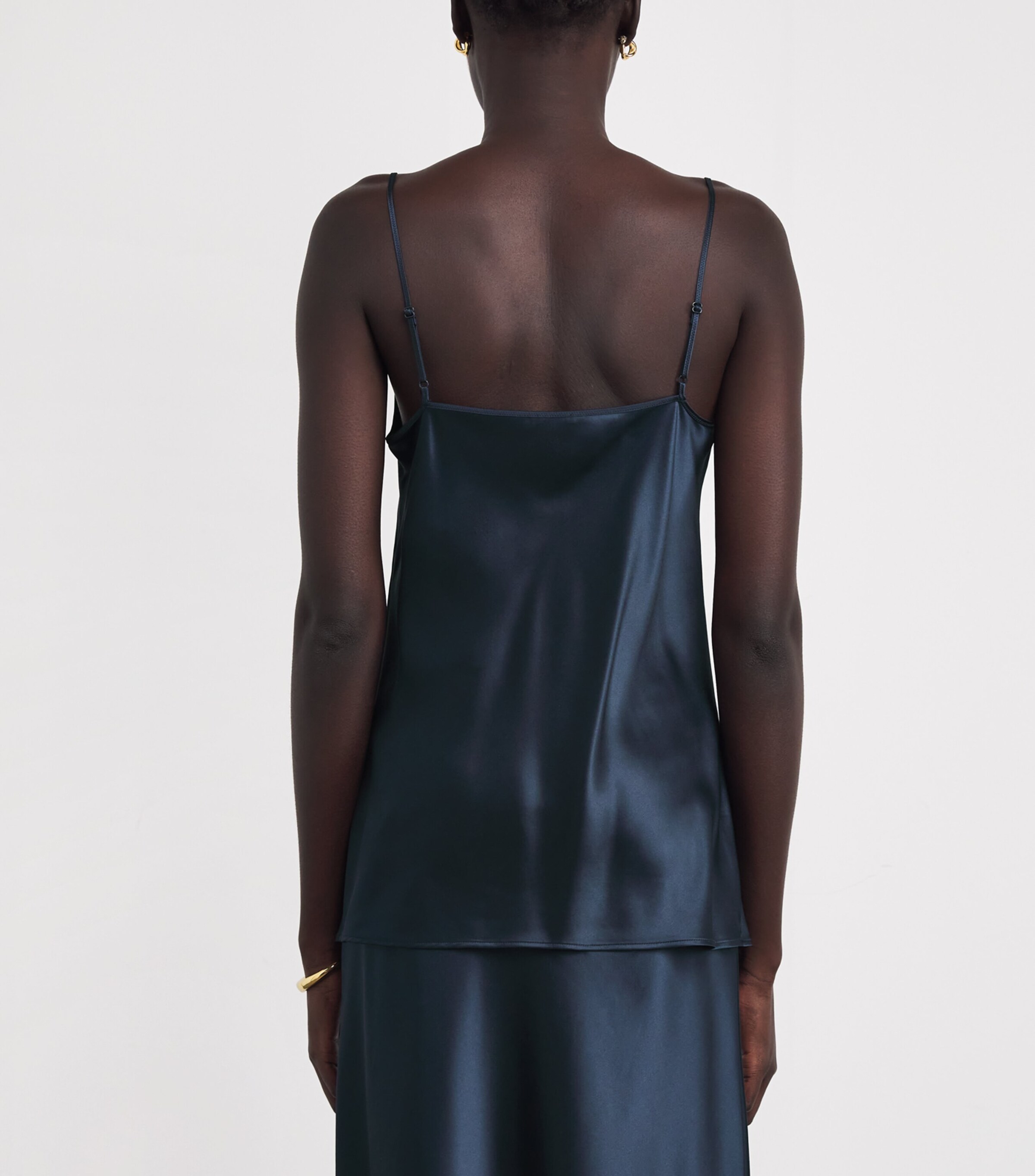 Joseph Womens Satin Sleeveless Top Indigo Image 4