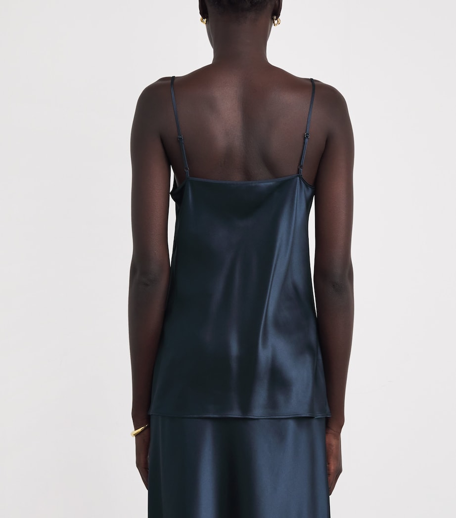 Joseph Womens Satin Sleeveless Top Indigo Image 4