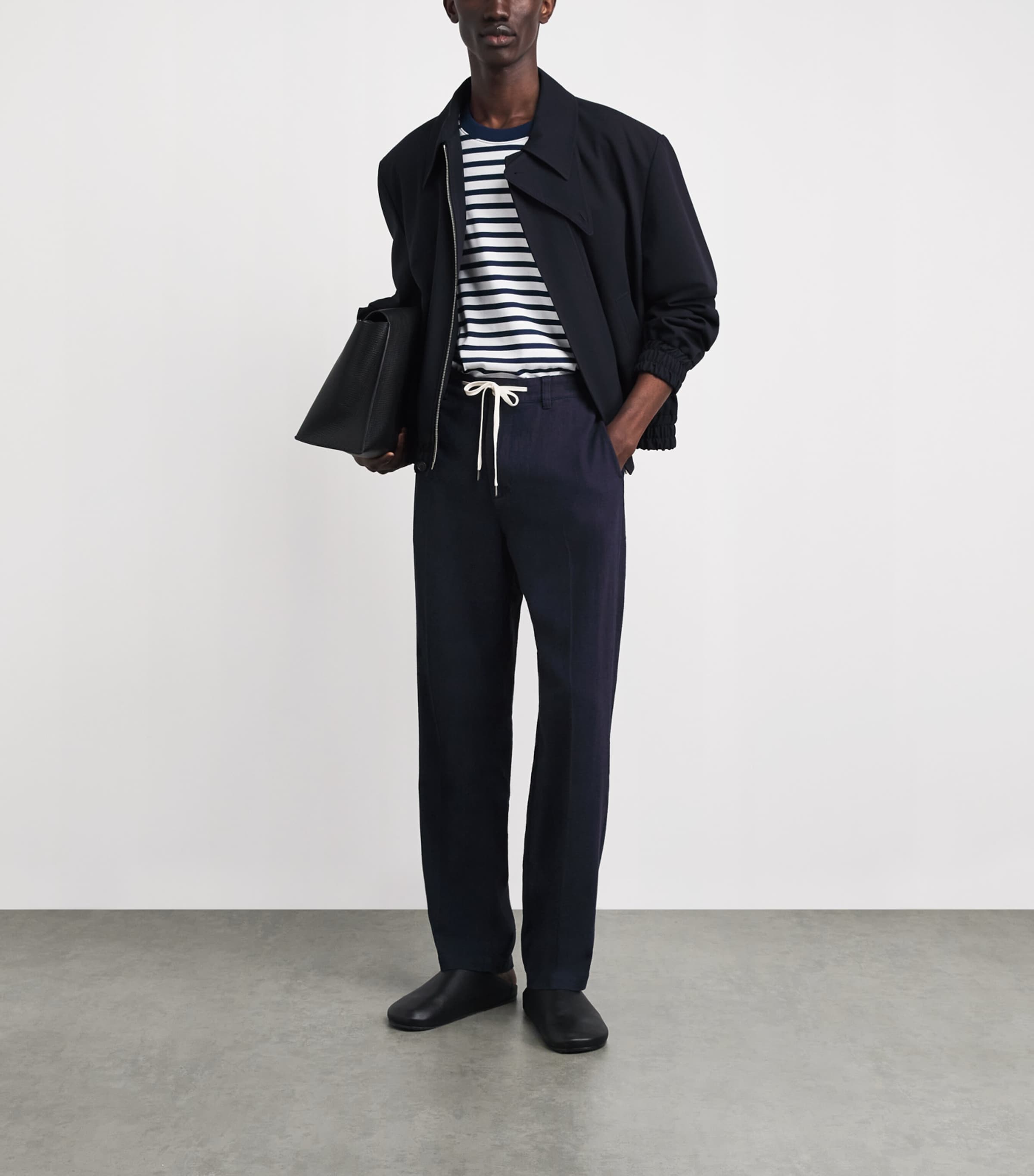 PAIGE Mens Tiano Chinos Deep Anchor Image 2