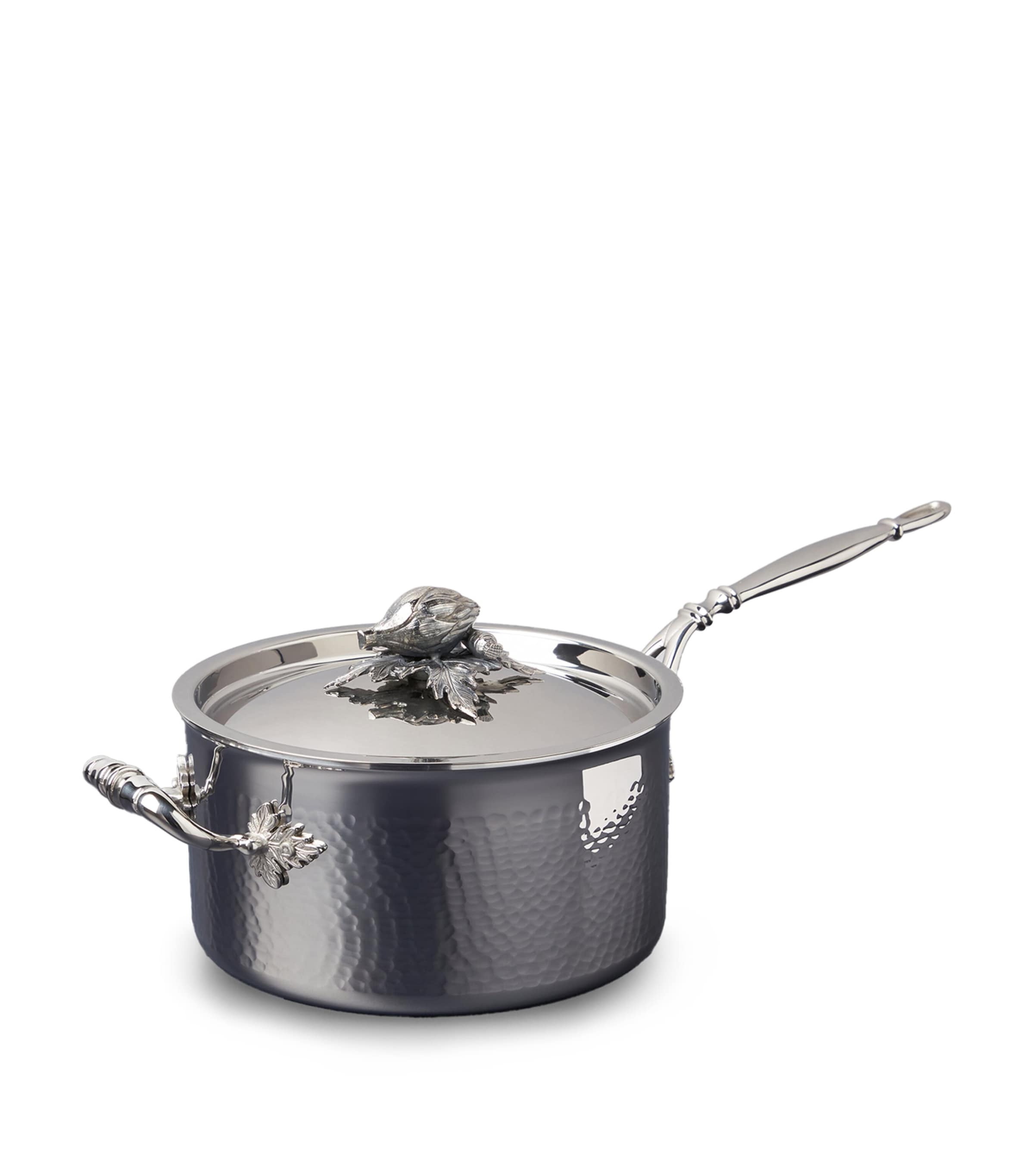 Ruffoni Opus Prima Saucepan With Lid In Metallic