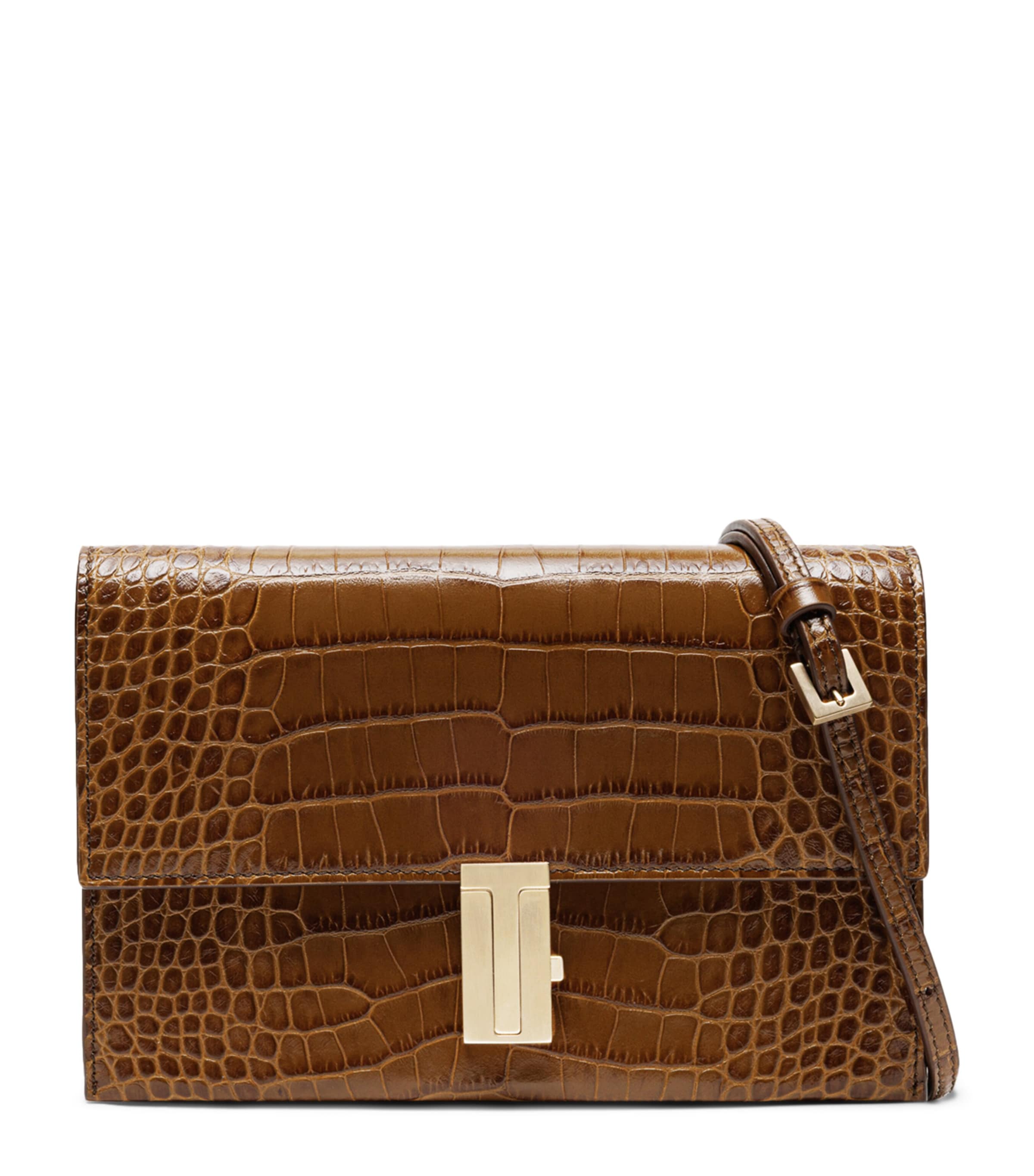 TOM FORD Mini Croc-Embossed Leather Mia Shoulder Bag Ecd Image 1