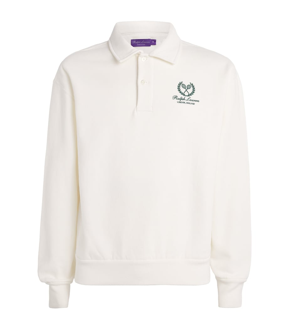 x Wimbledon Crest Polo Shirt CLASSIC WHITE Image 1