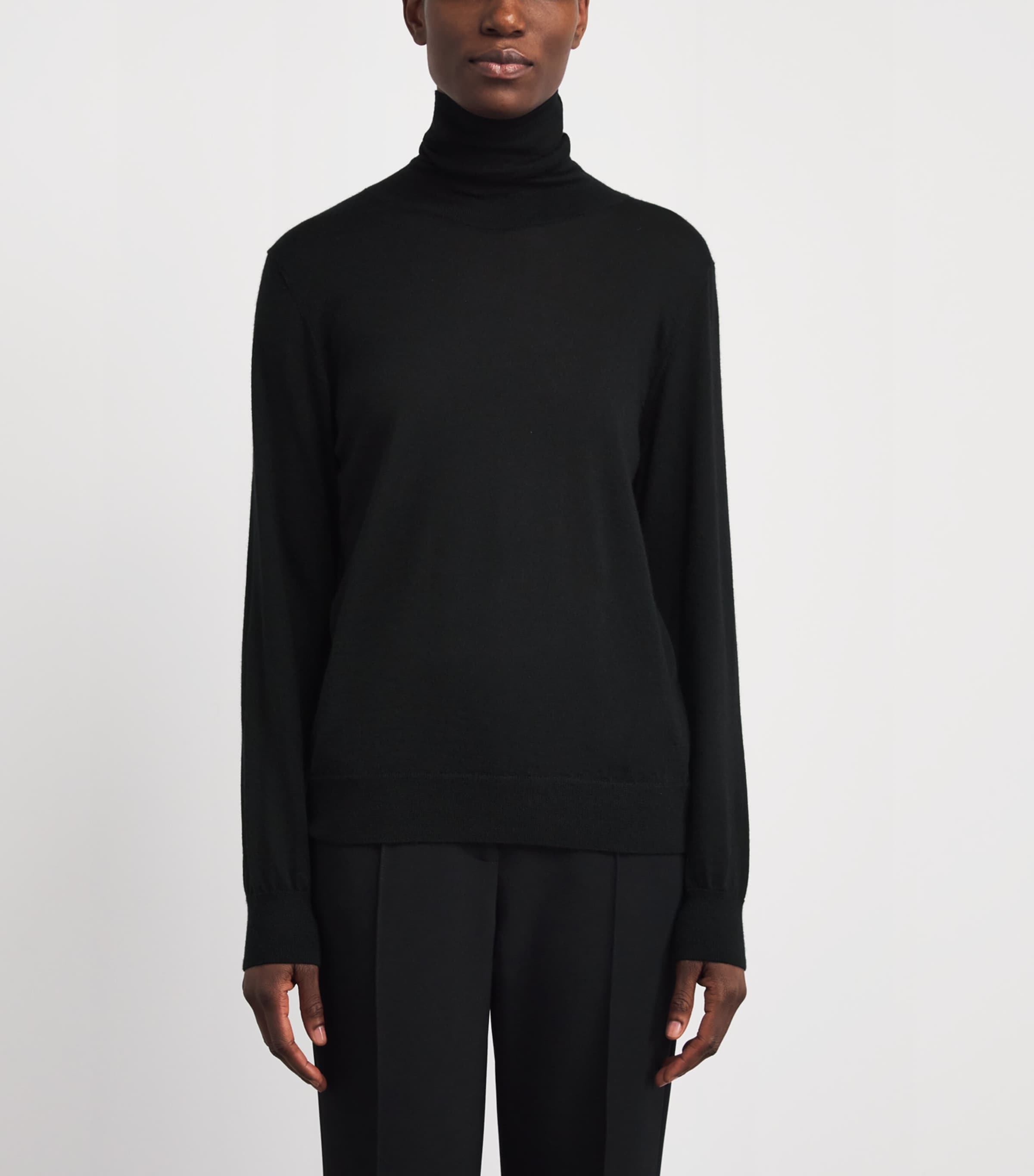 Brioni Womens Cashmere-Silk Rollneck Sweater Image 4