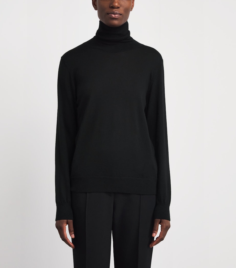 Brioni Womens Cashmere-Silk Rollneck Sweater Image 4