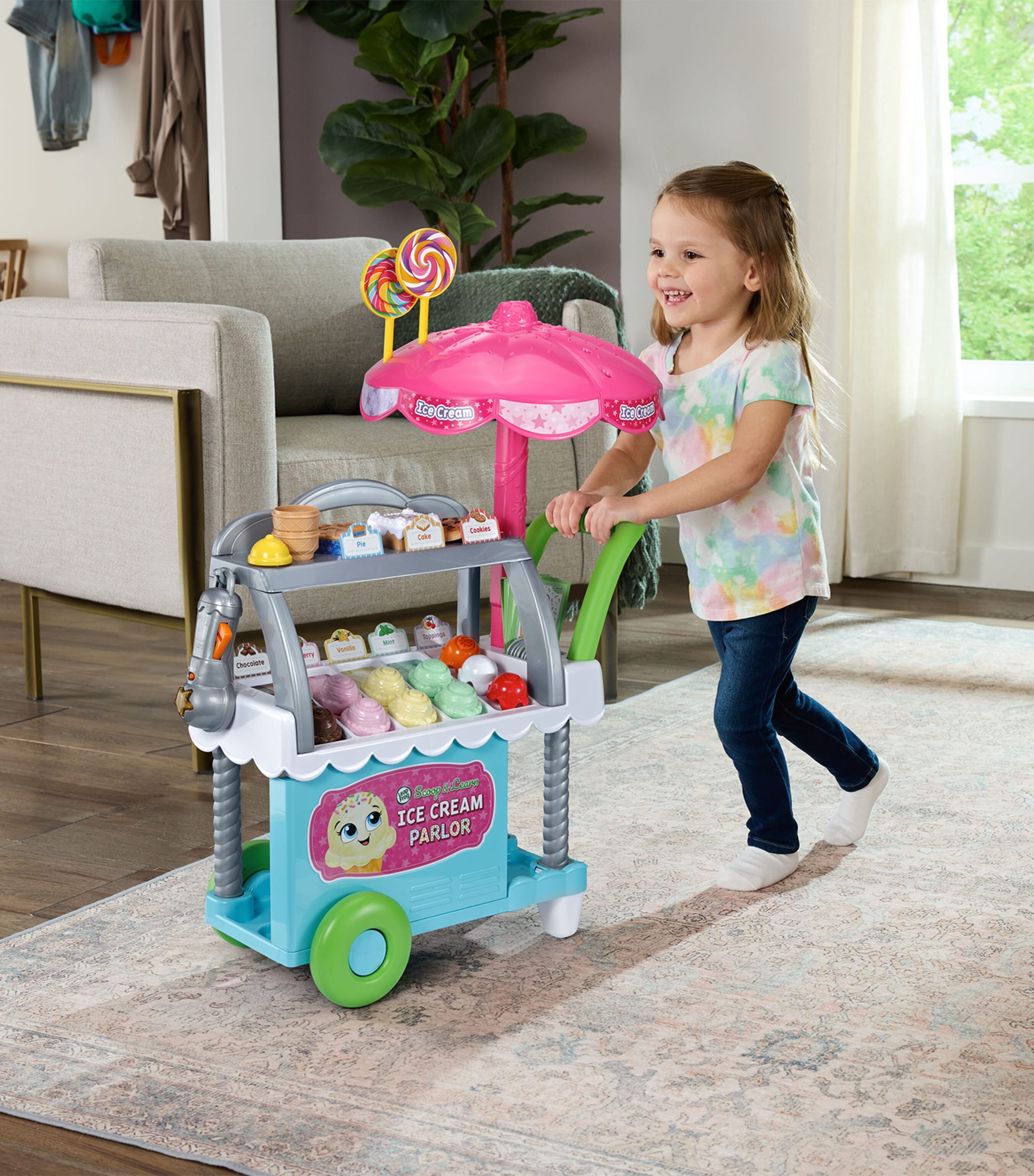 Leapfrog Scoop & Learn Ice Cream Pop-Up Shop Playset Image 4