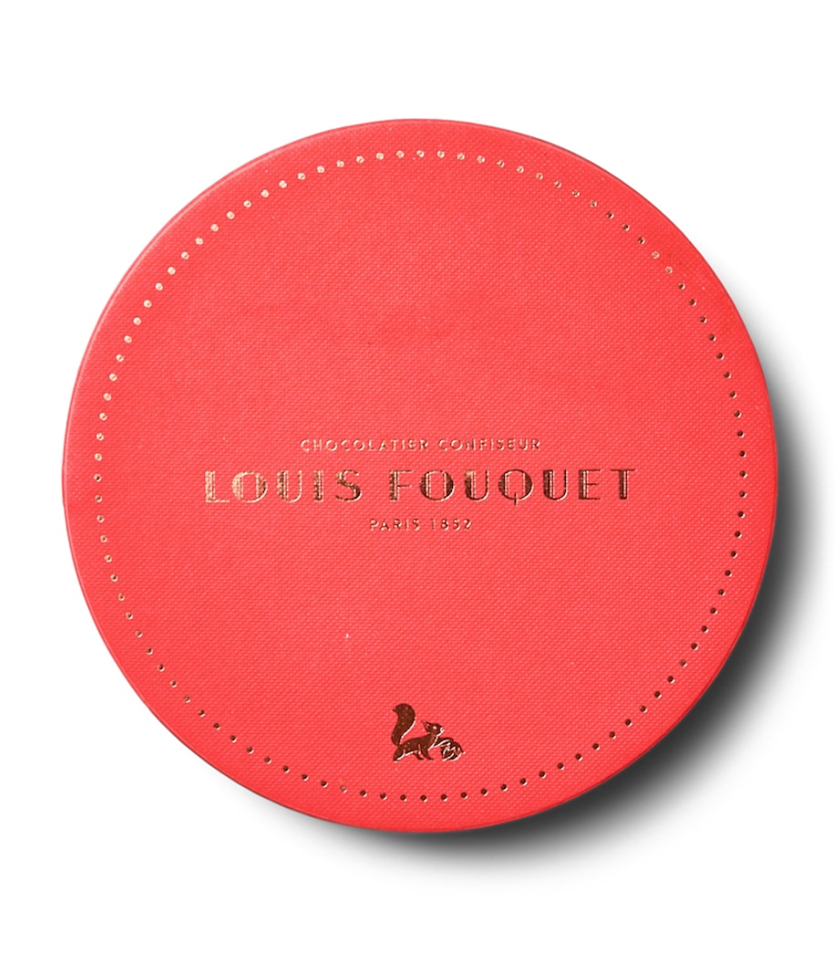 Louis Fouquet 32-Piece Fuit Jellies Round Box (250g) White Image 2