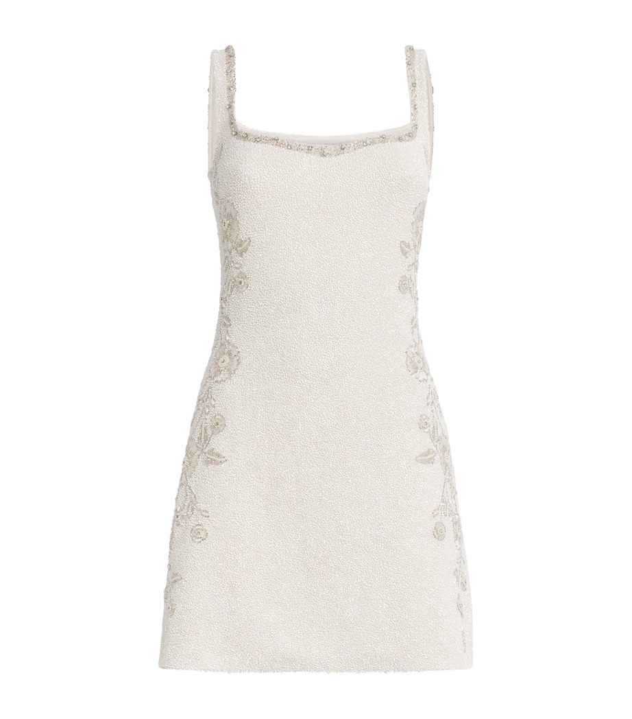 Embellished Twilight Mini Dress IVORY Image 1