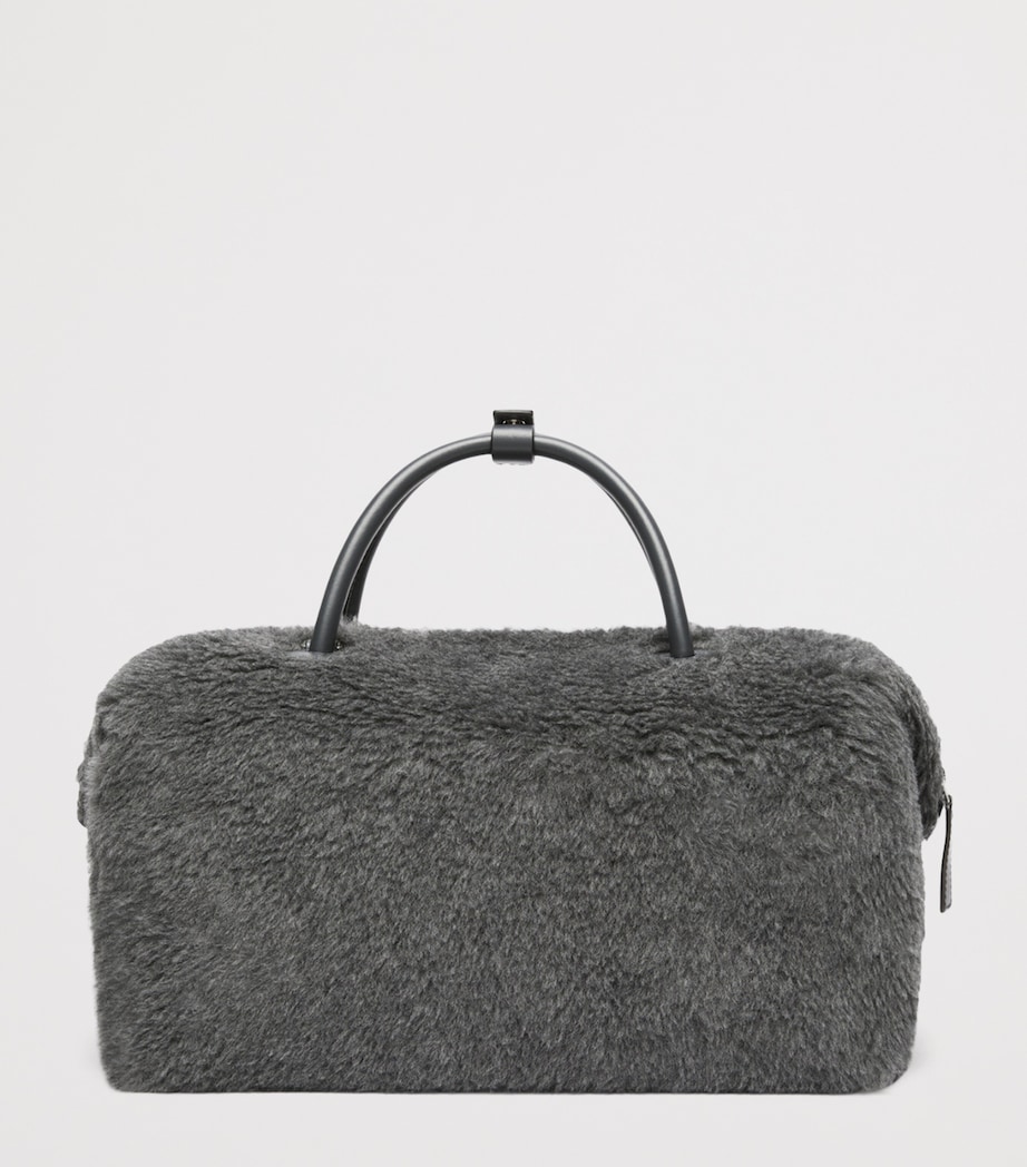 Max Mara Teddy Top-Handle Bag Medium Grey Image 3