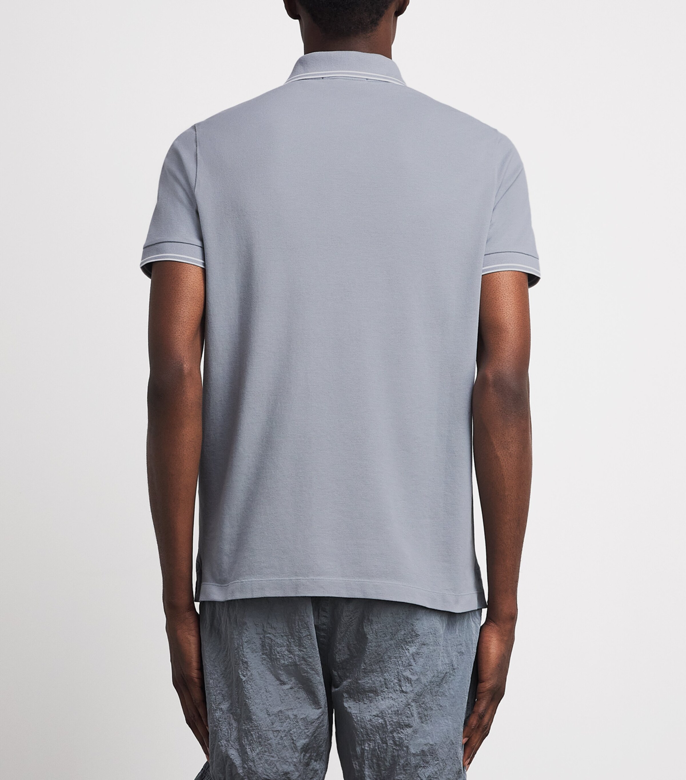 Stone Island Mens Cotton Compass Polo Shirt Image 5