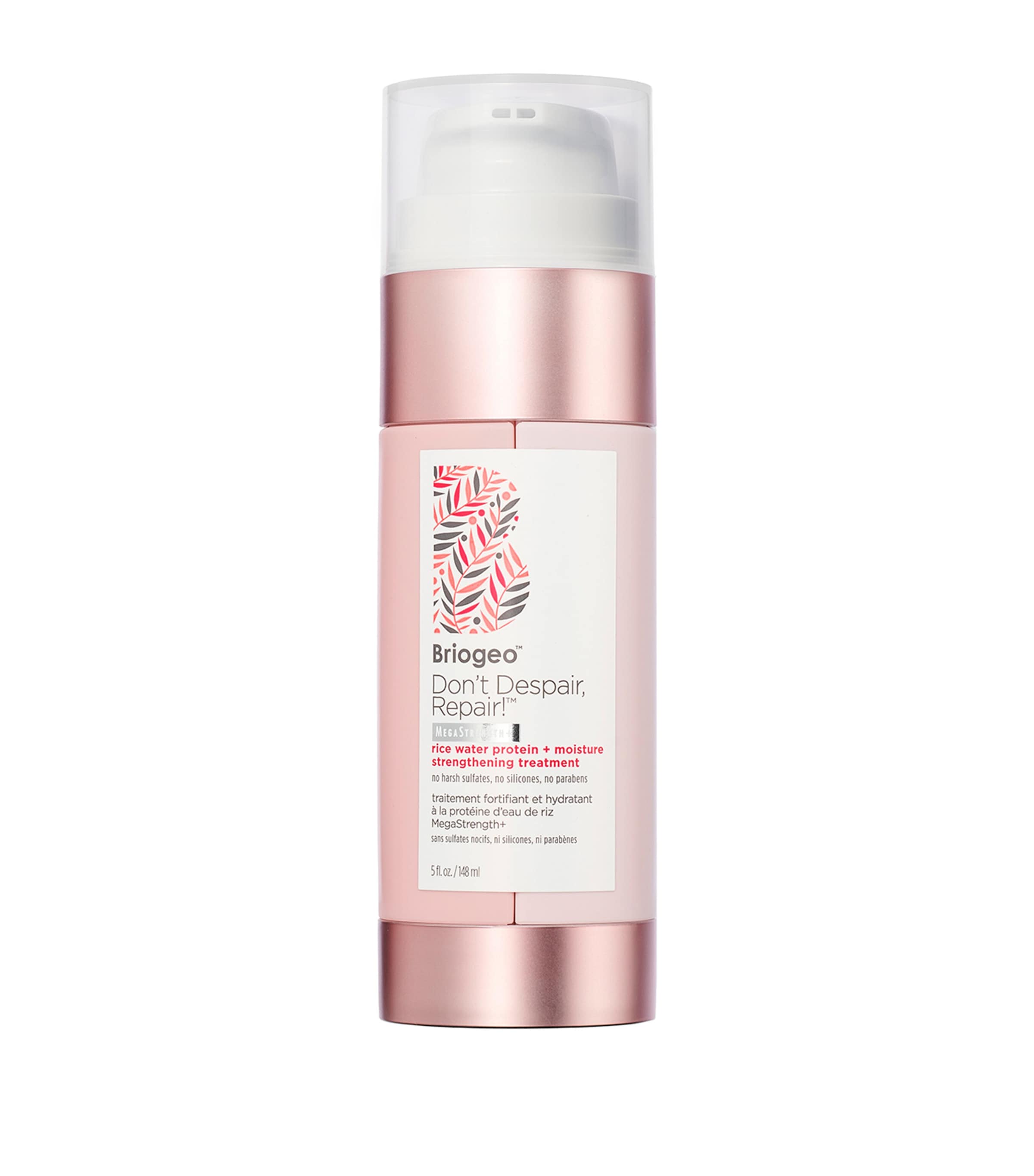 Briogeo Don’t Despair, Repair! Rice Water Protein + Moisture Strengthening Hair Treatment (148ml) | Haircare | Heat Protection