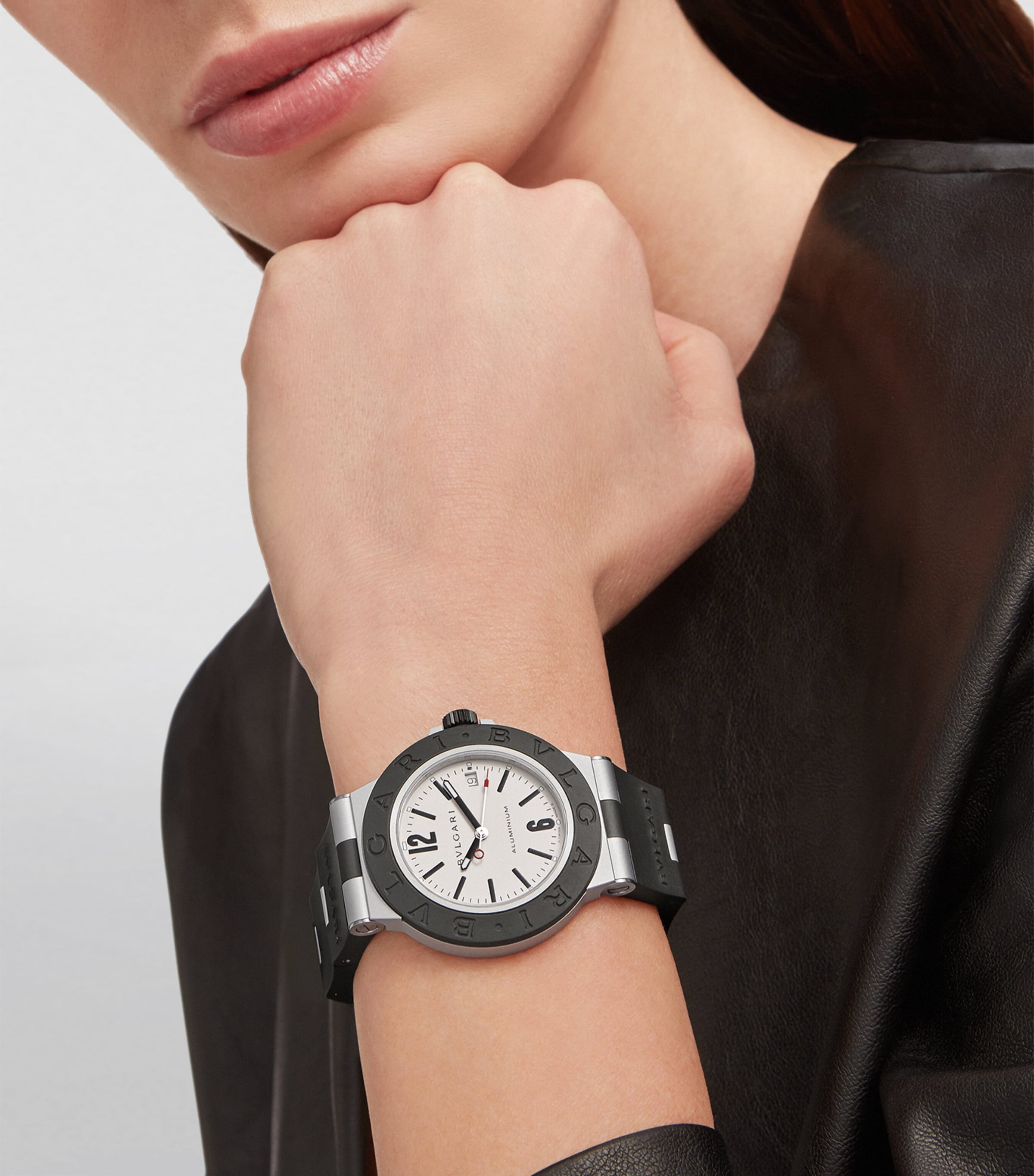 BVLGARI Aluminium Titanium Watch 40mm GREY Image 5