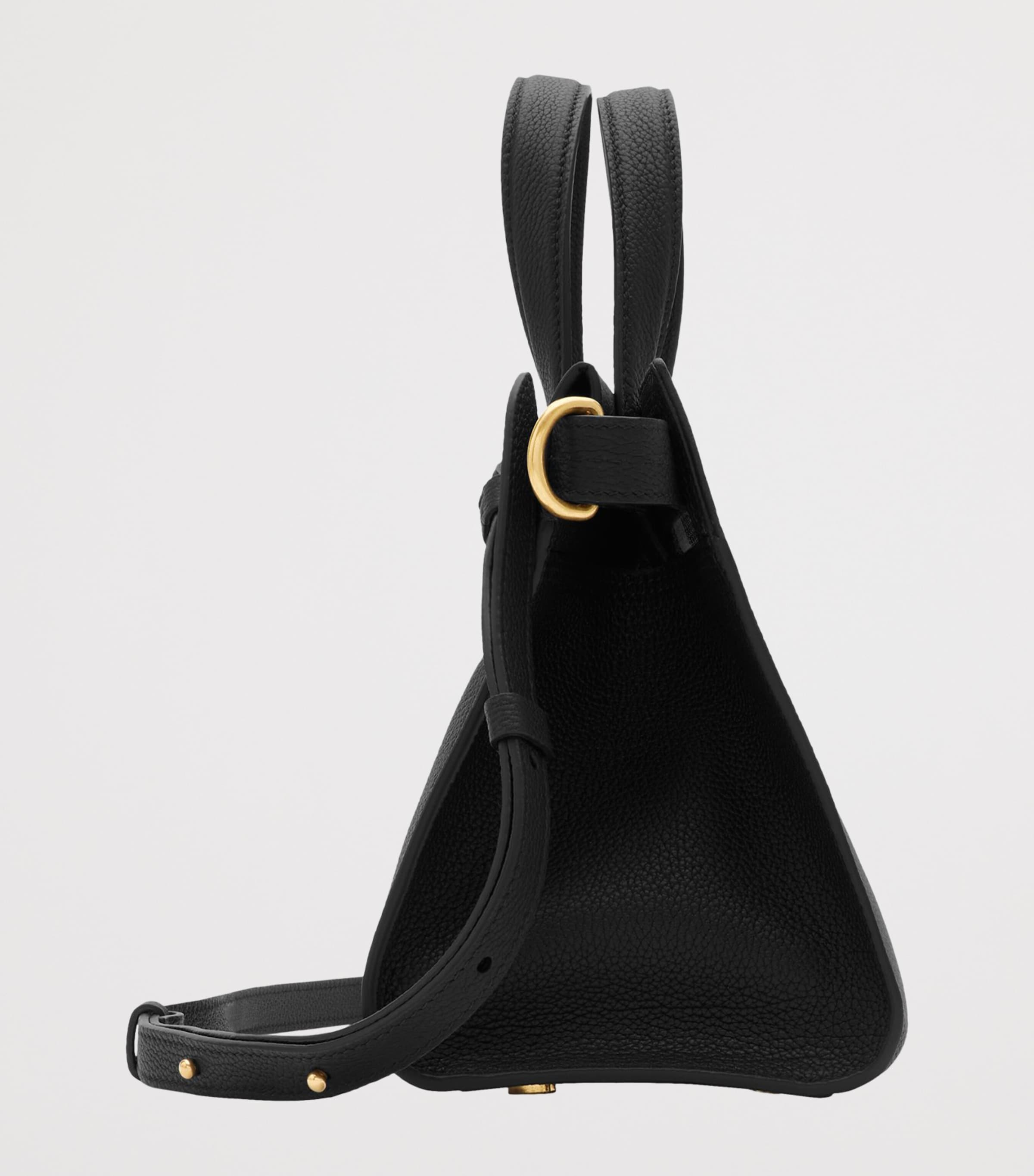 Mini Calfskin Cotswolds Tote Bag BLACK Image 4