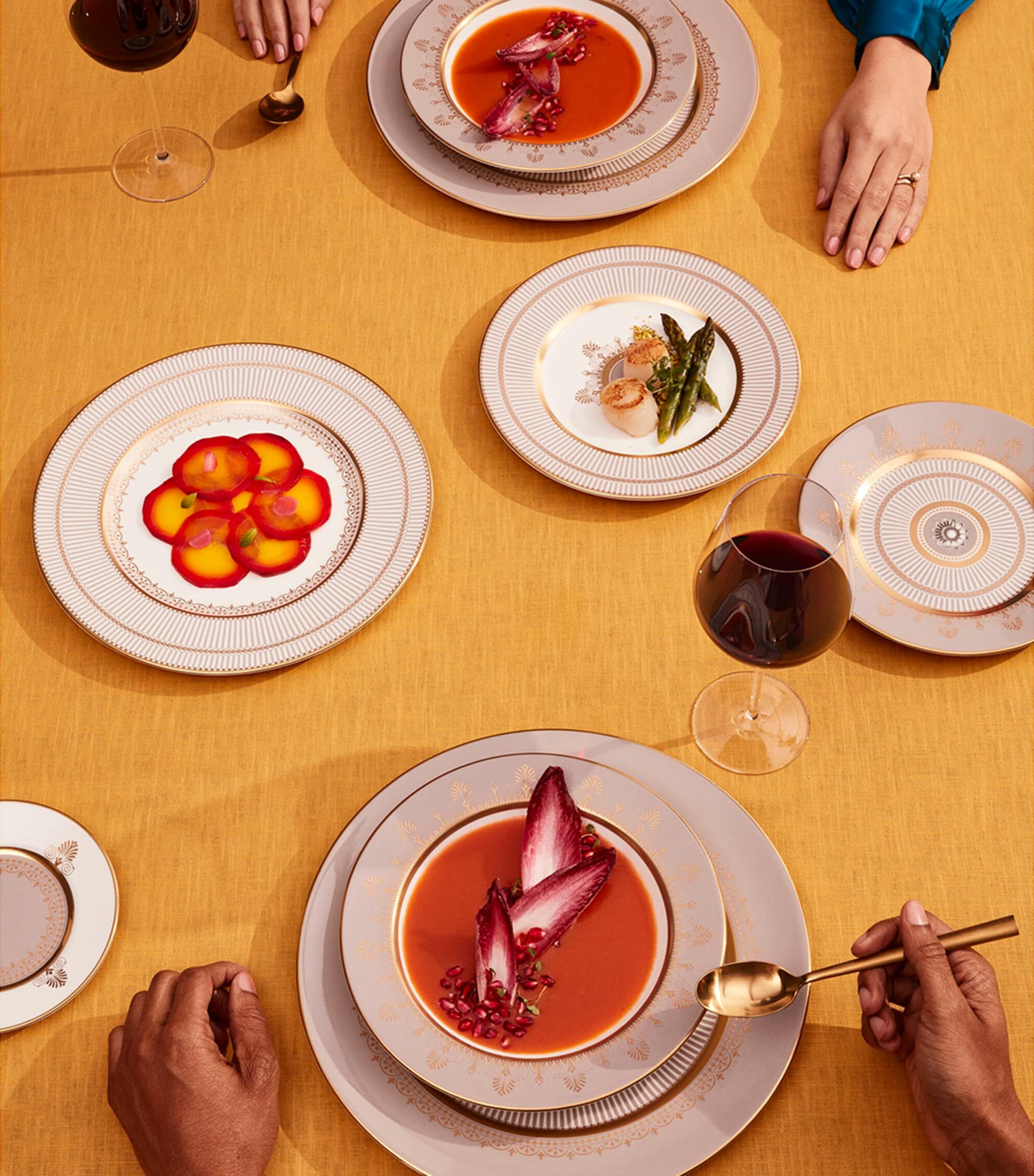 Anthemion Grey Plate (27.5cm) GREY Image 2