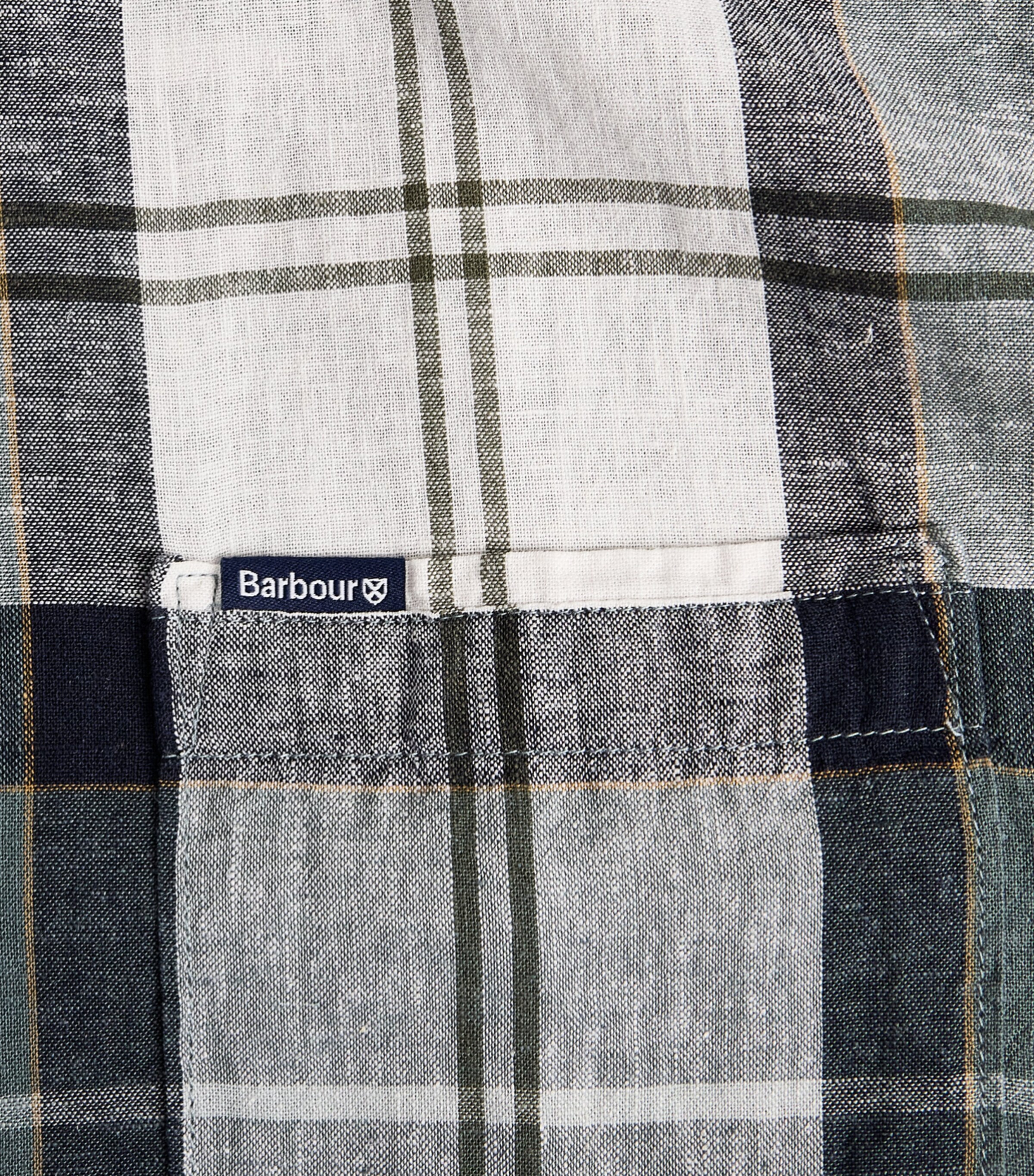 Barbour Mens Check Print Croft Shirt Meadow Brook Tartan Image 6