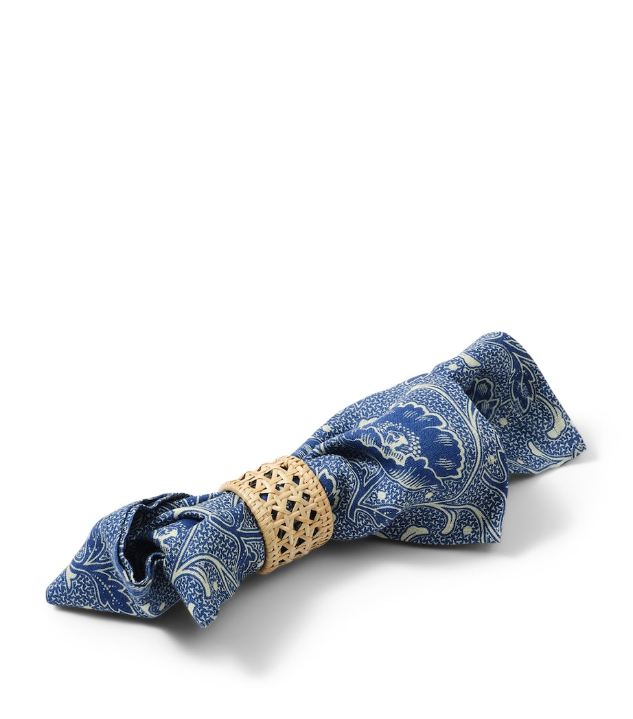 Set of 2 Rattan Sabbia Napkin Rings NATURAL Image 3