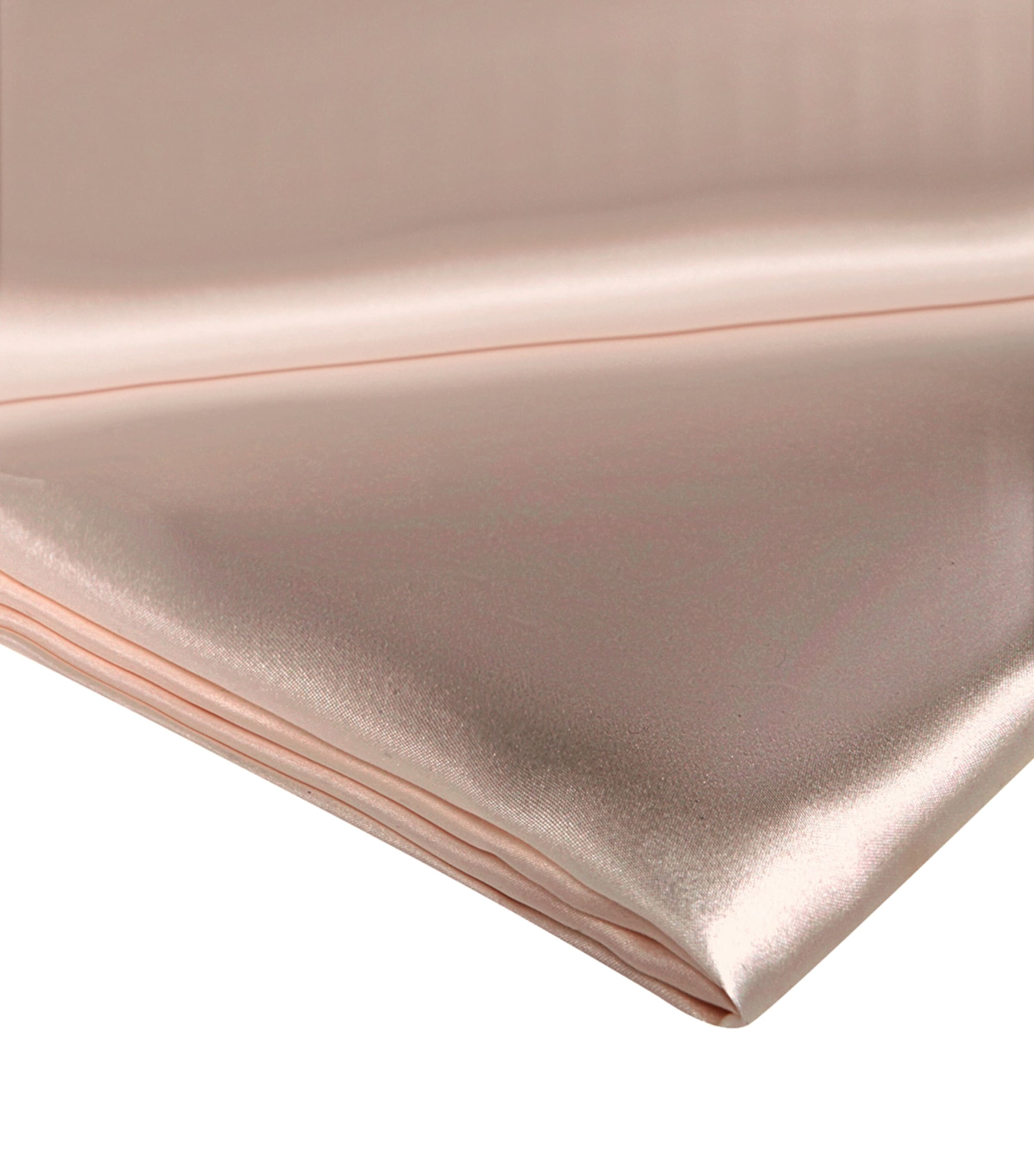 Silk Double Flat Sheet (230cm x 310cm) BLUSH Image 2