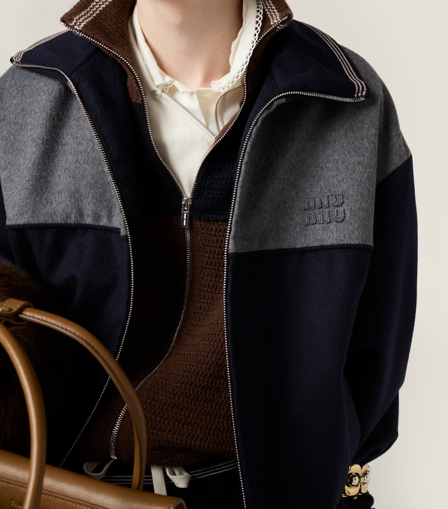 Cashmere Zip-Up Cardigan F0KGN Image 6