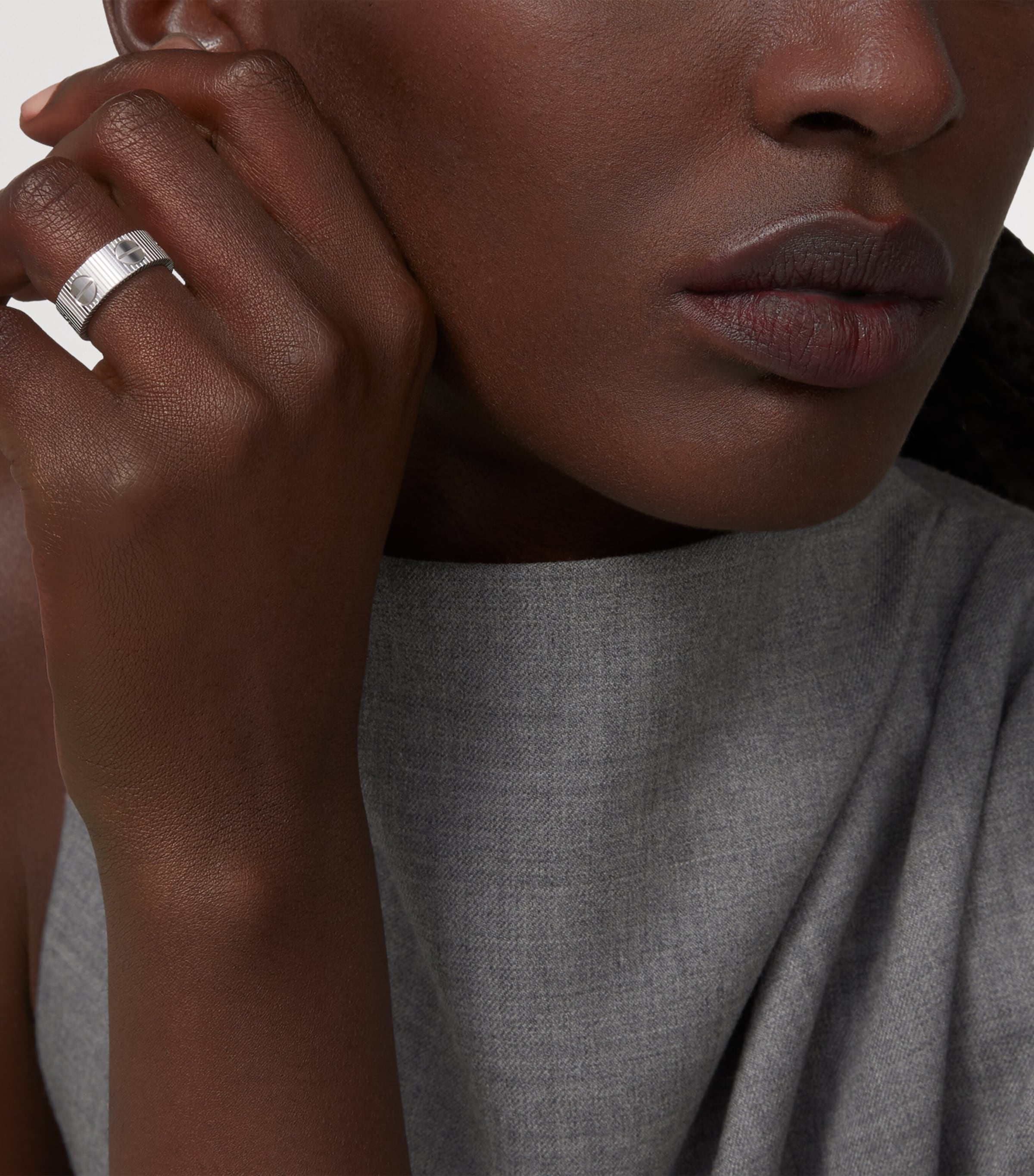 White Gold LOVE Unlimited Ring WHITE GOLD Image 6