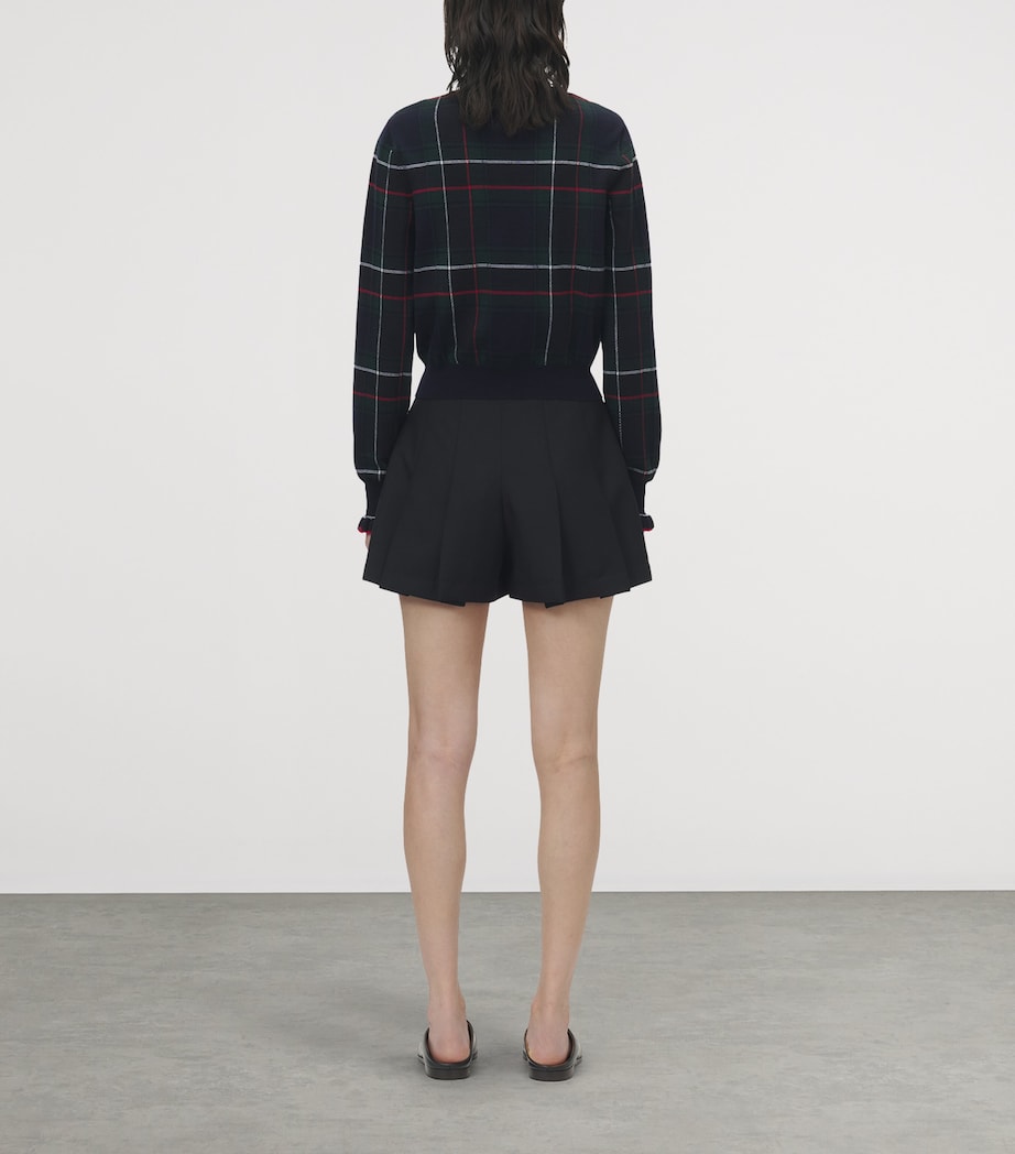 Wool Tartan Cardigan 4366 Image 4