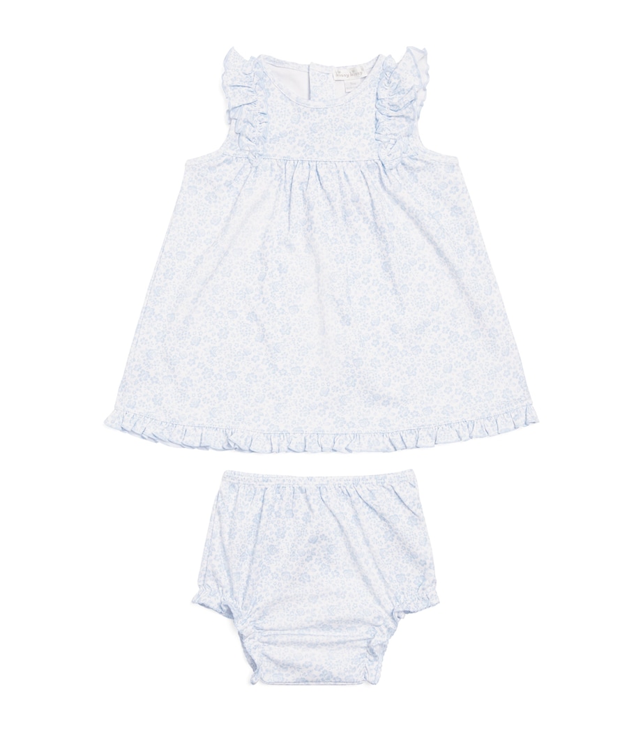 Pima Cotton Dress and Bloomers Set (9 Months) K480LIGHT BLUE Image 1