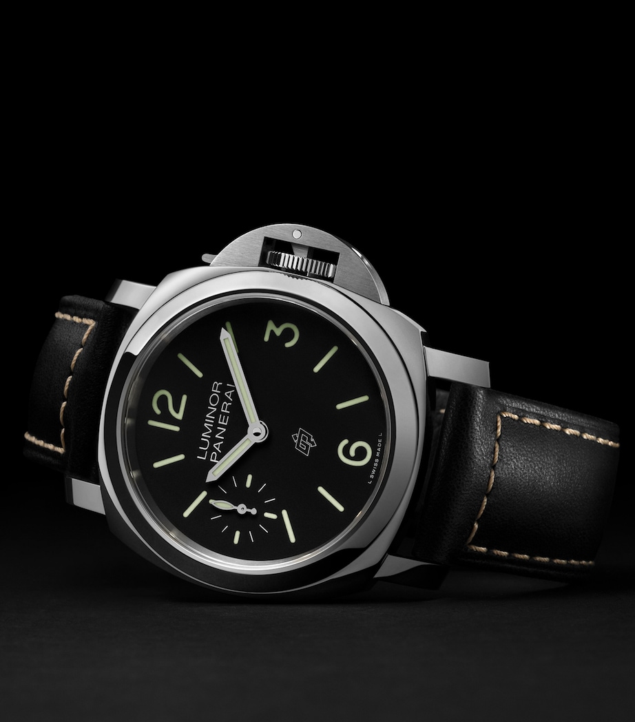 Panerai Stainless Steel Luminor Watch 44mm Black Image 3