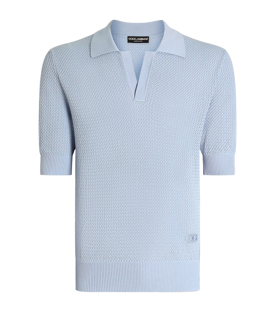 Cotton Polo Shirt B1932-MEDIUM LI Image 1