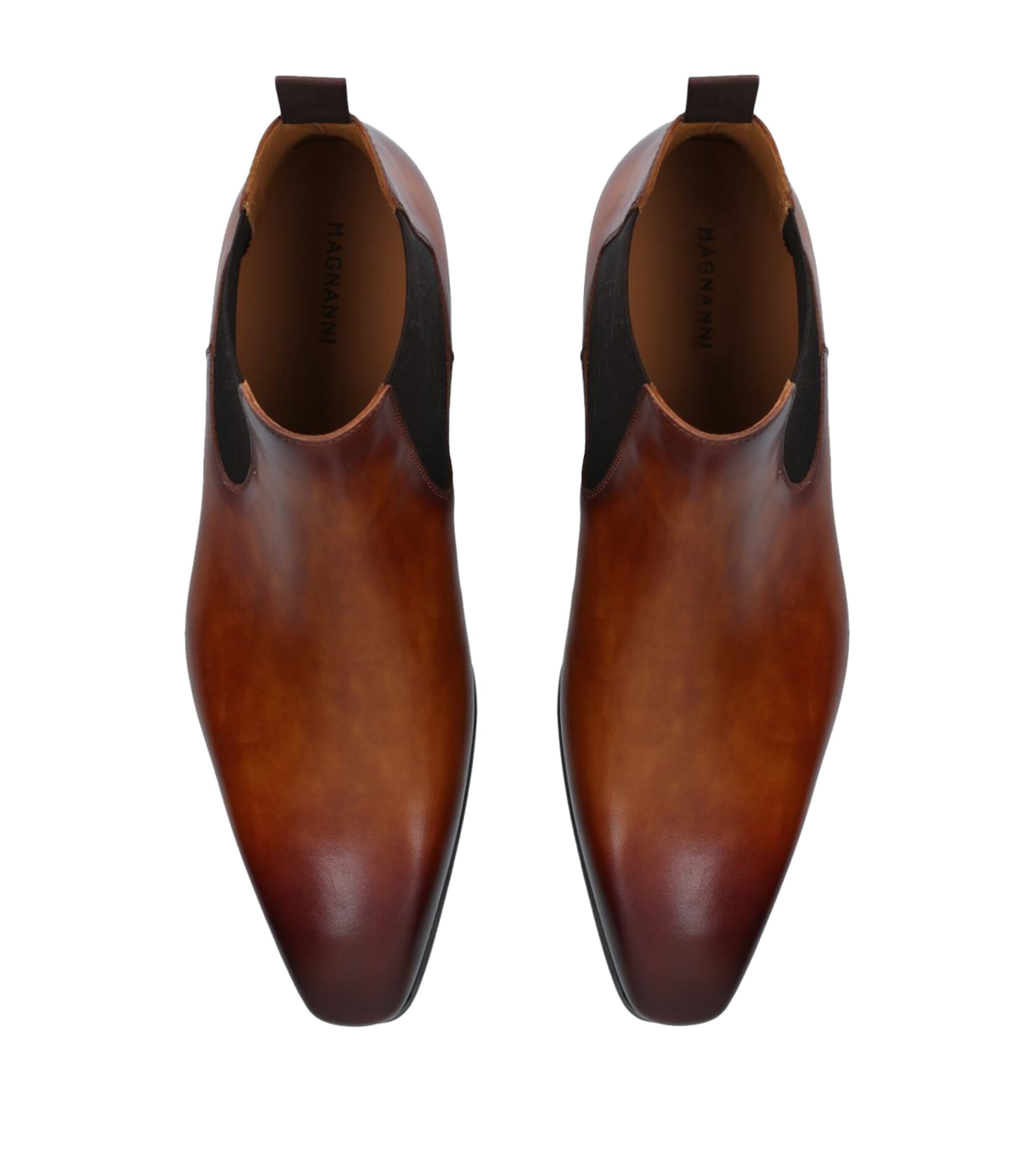 Magnanni Brown Leather Chelsea Boots s-l400.jpg main image 3