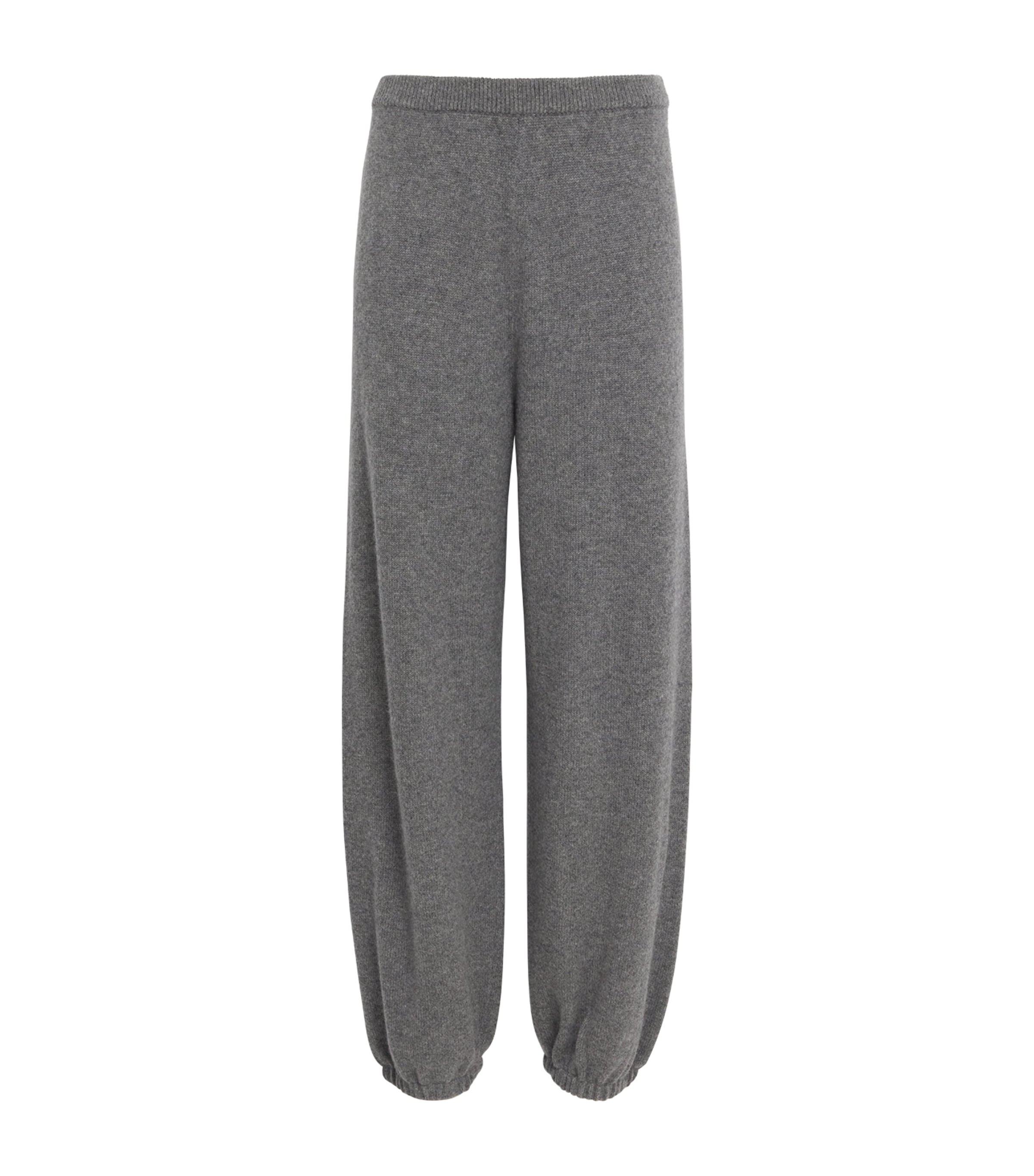 Cashmere Cuffed Sweatpants QIP-LIGHT CHARCOAL Image 1