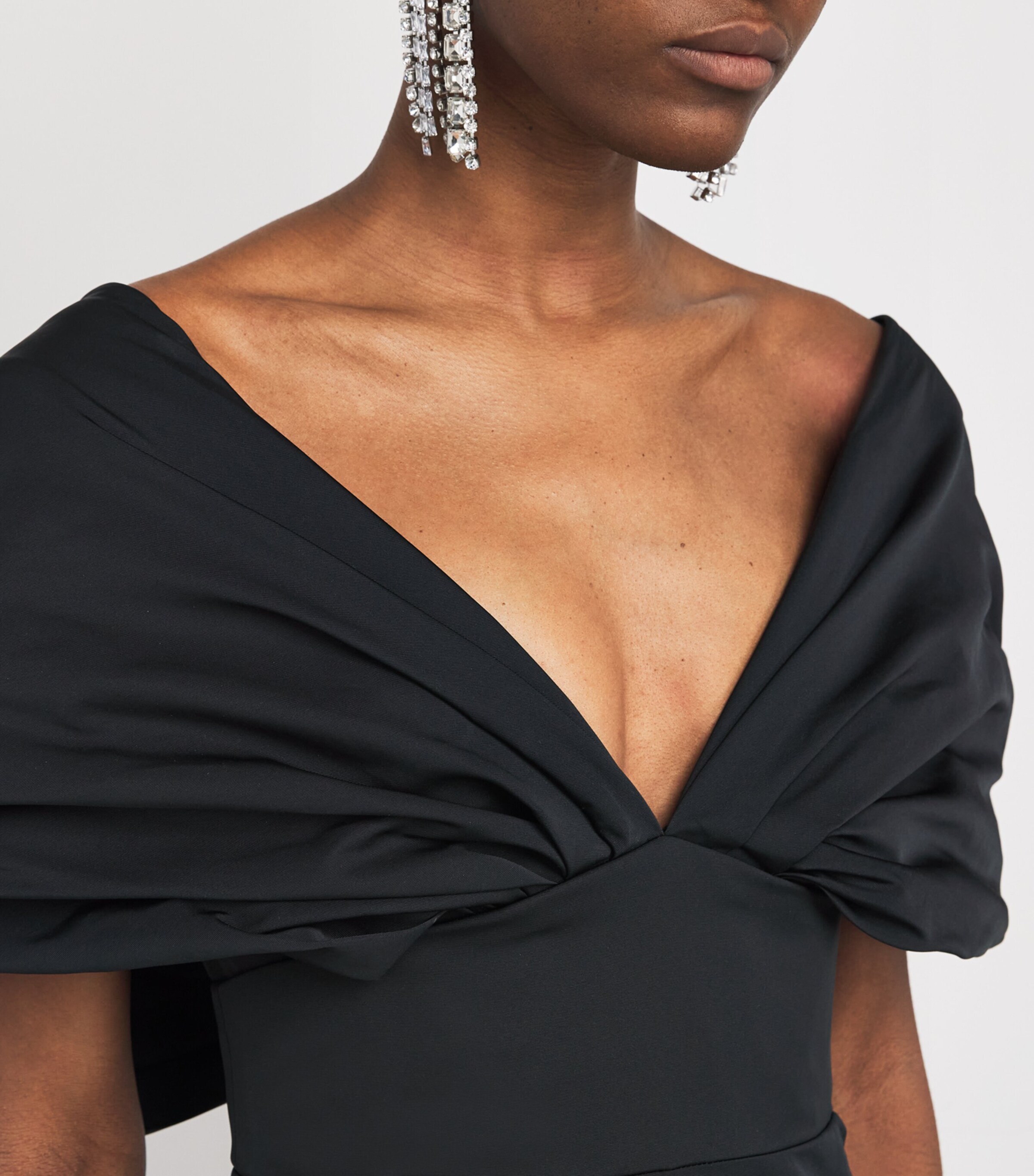 Oversized Bow Gown BLACK Image 6