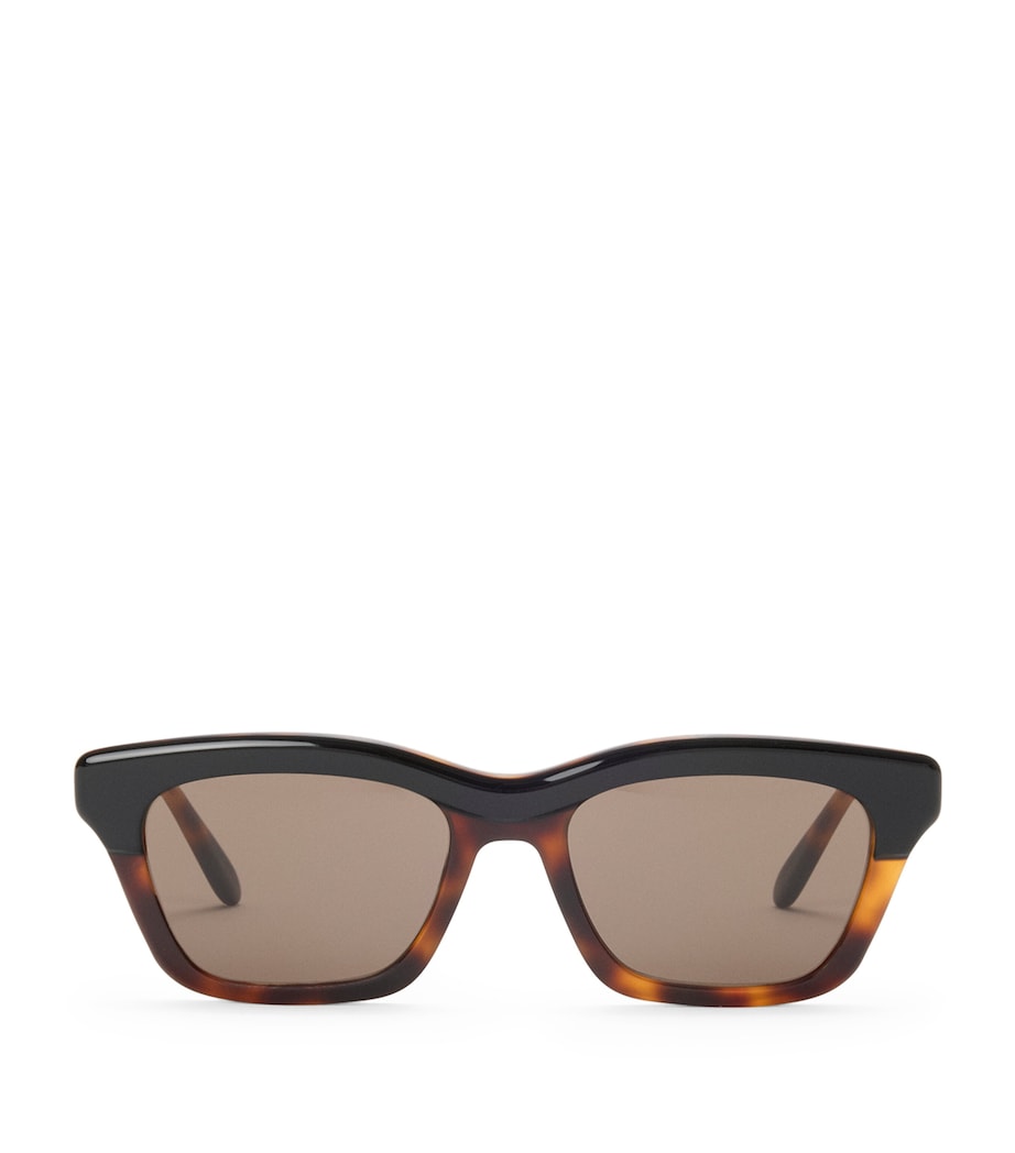 LOEWE Acetate Sigma Slim Sunglasses Havana Special Image 1