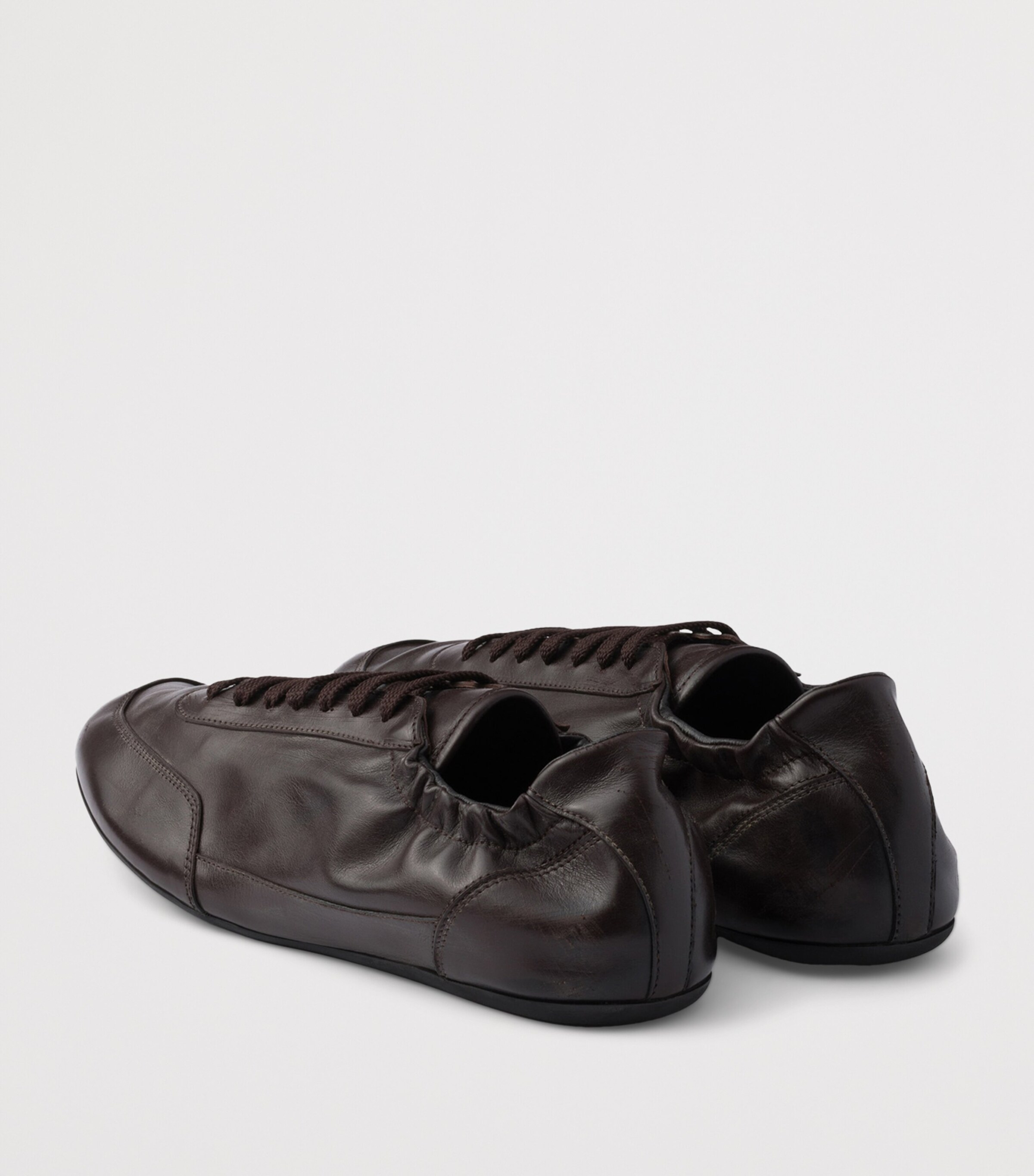 Leather Collapse Sneakers F0003 Image 4