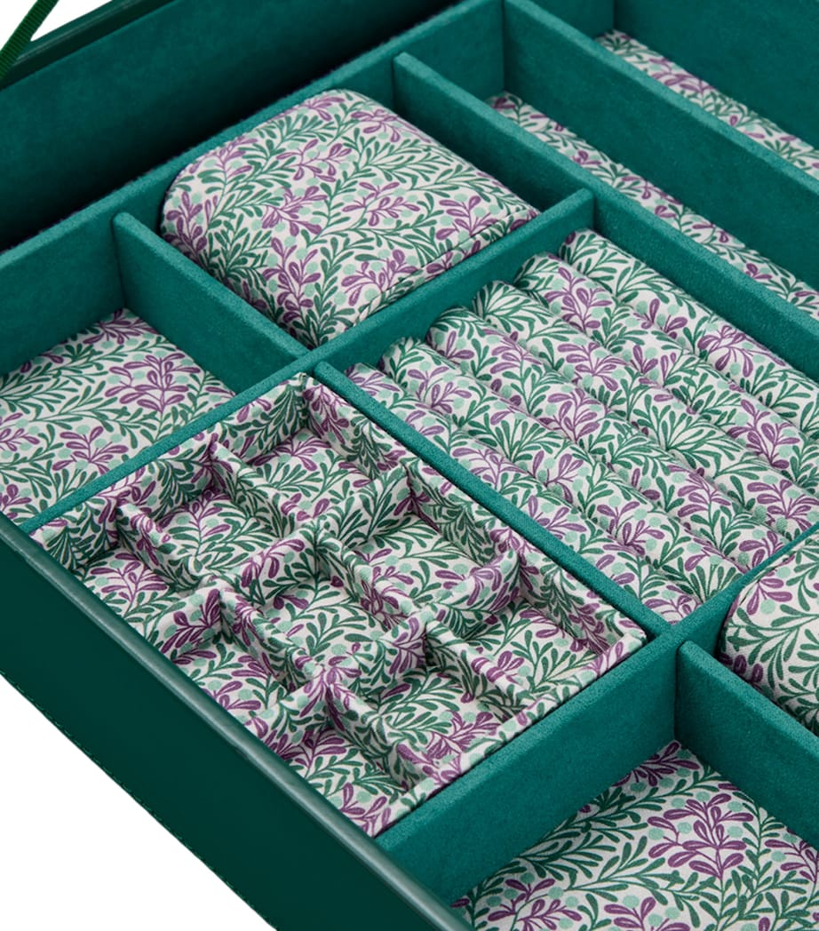 WOLF x Fiona Howard Sophia Window Jewellery Box Frst Grn Frut Boticl Image 4