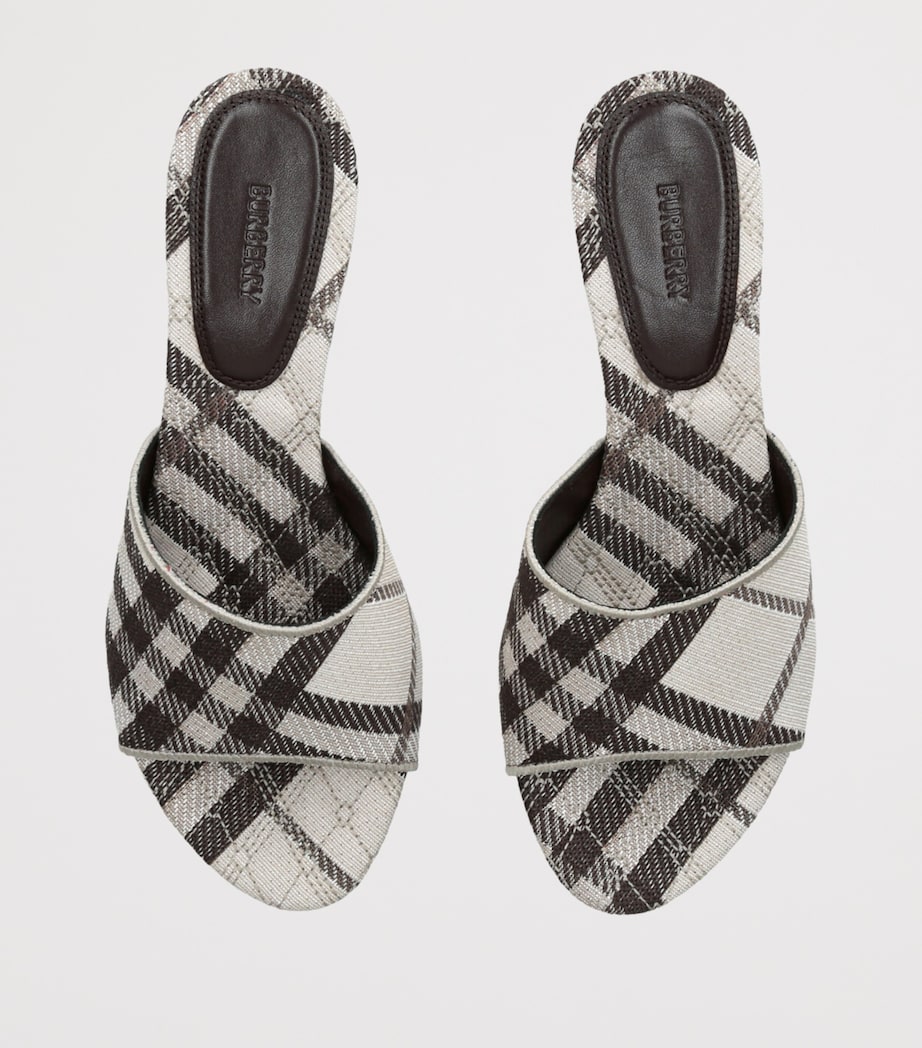 Check Sloane Mules 45 BEIGE COMB Image 4