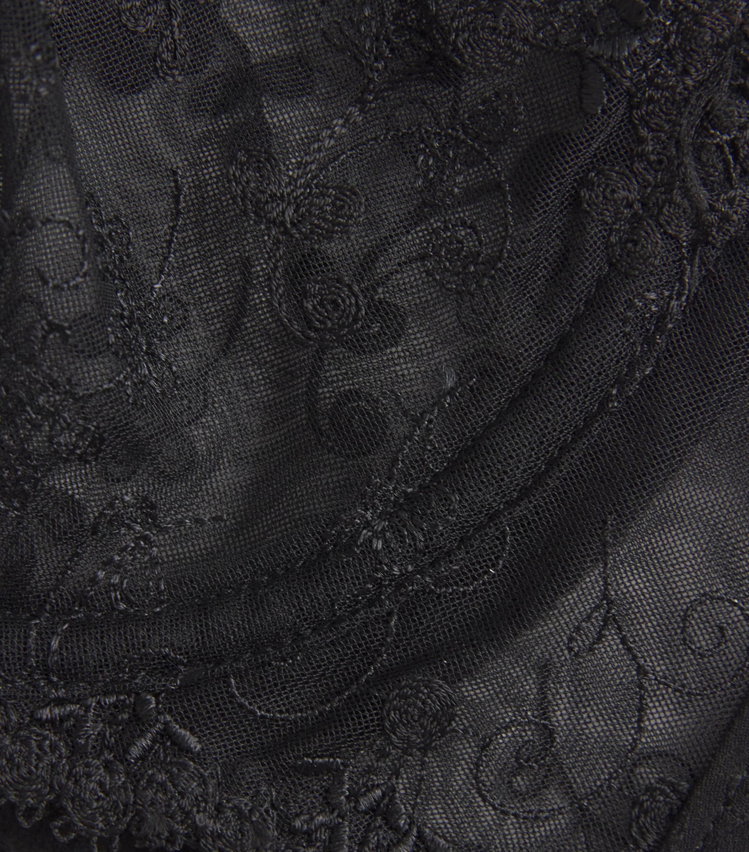 Lace Wish Half-Cup Bra 015 NOIR Image 4