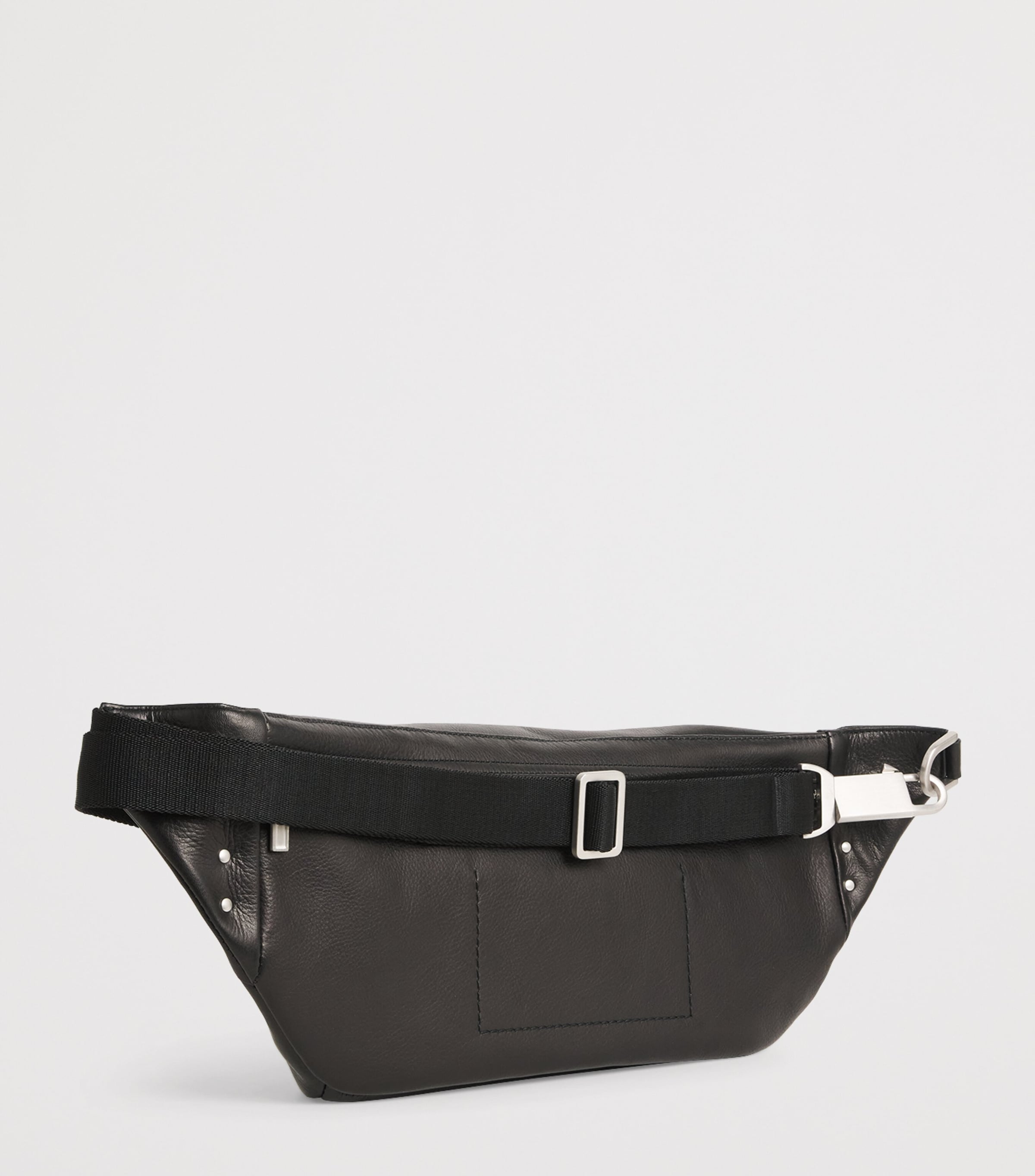 Rick Owens Large Leather Geo Belt Bag Black Image 3