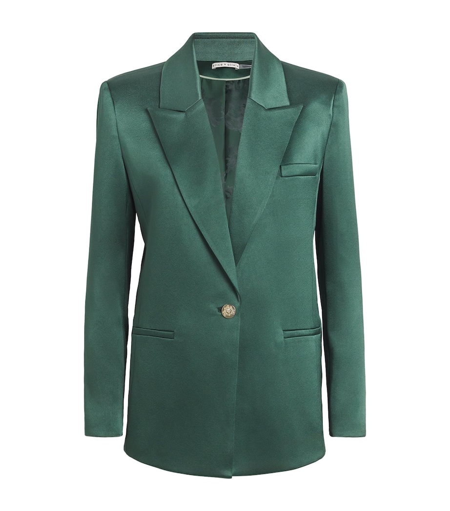 Satin Silas Blazer B345 GREEN MYSTIQUE Image 1