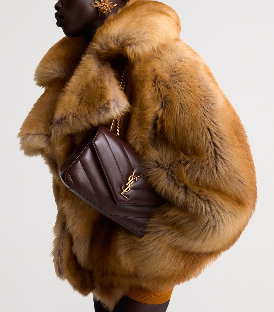Saint Laurent Small Leather Loulou Shoulder Bag Image 2