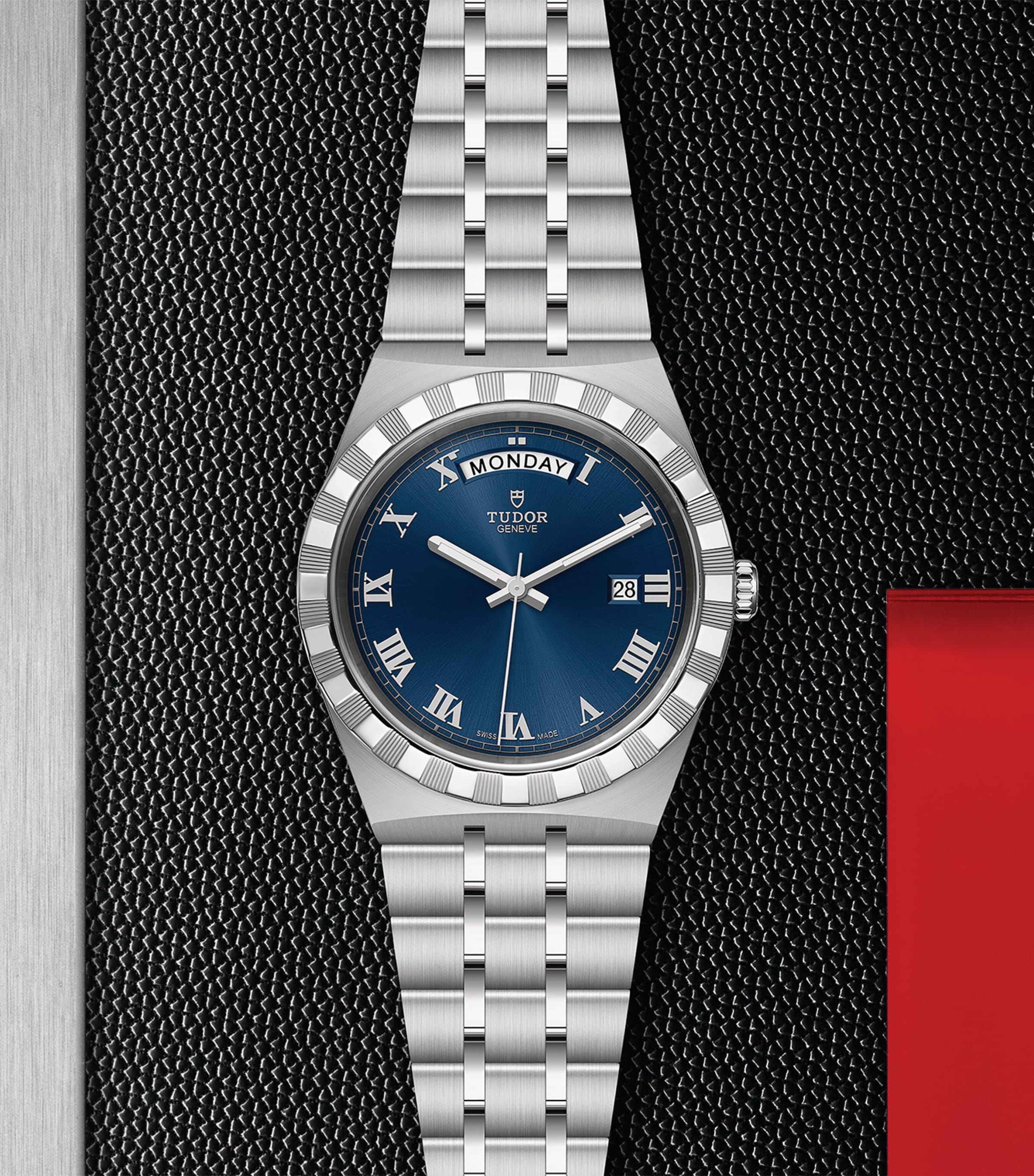 TUDOR Royal Day Date Stainless Steel Watch 41mm Harrods UK