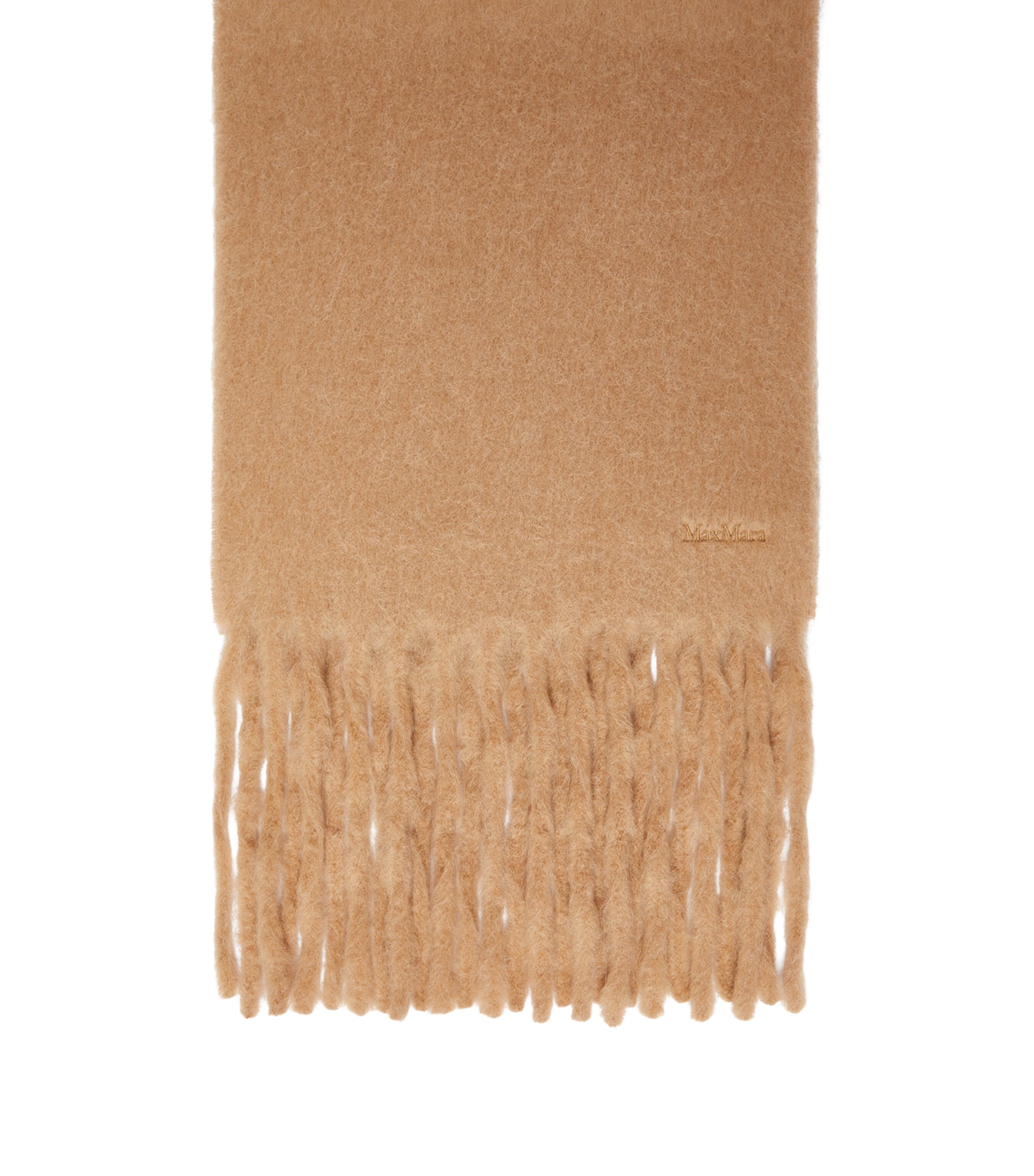 Alpaca-Blend Stole Scarf CAMEL Image 1