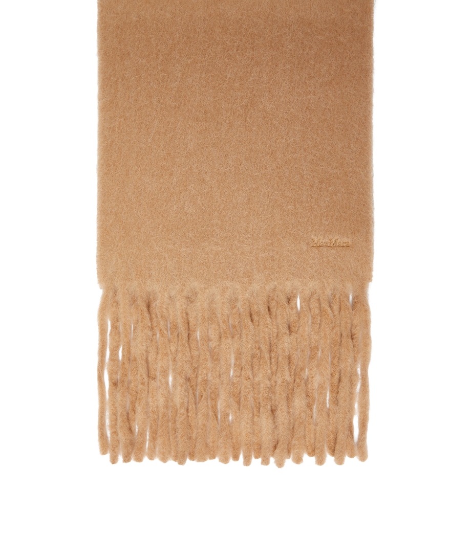 Alpaca-Blend Stole Scarf CAMEL Image 1