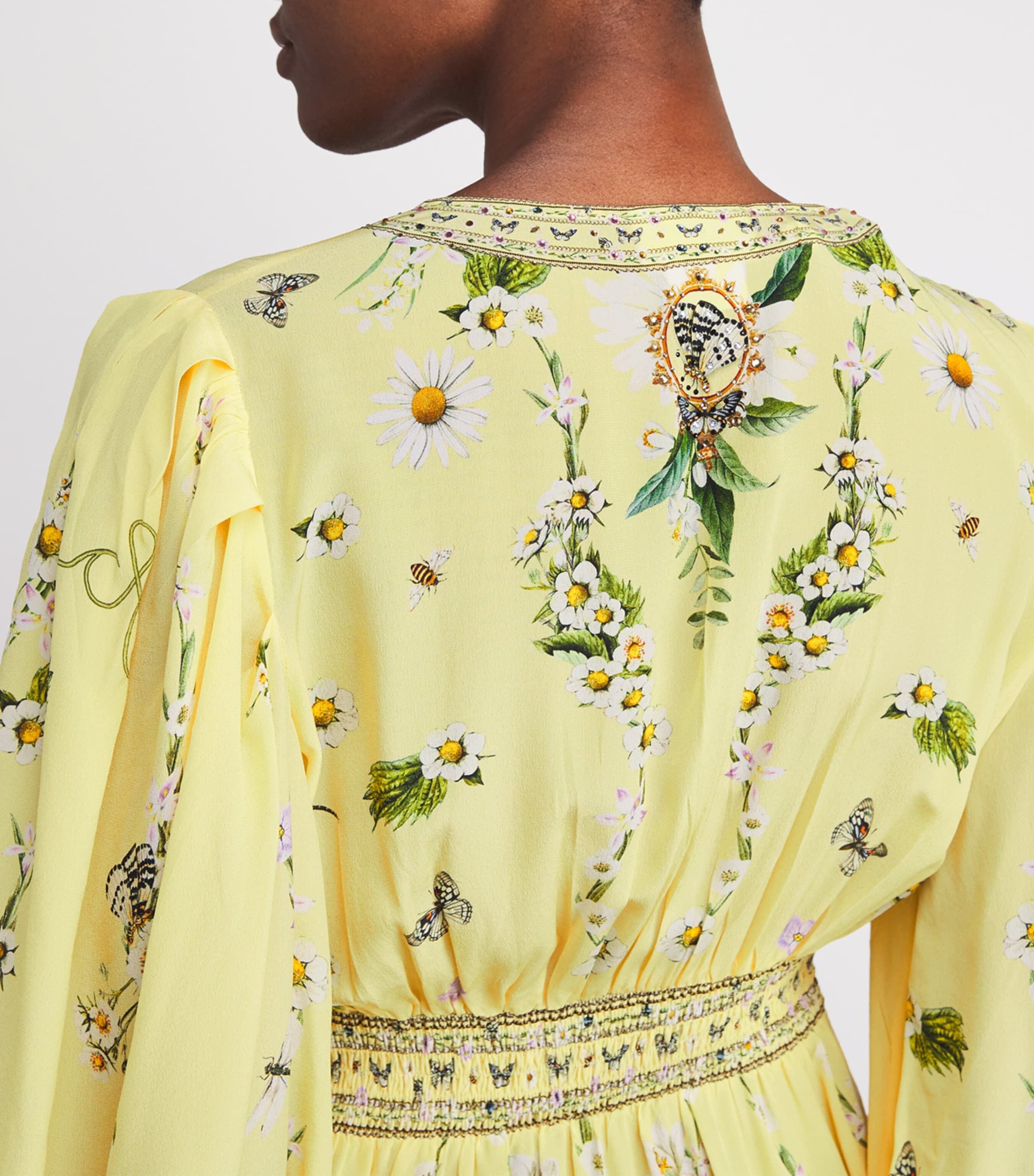 Silk Daisy Chain Mini Dress DAISCHAN Image 6