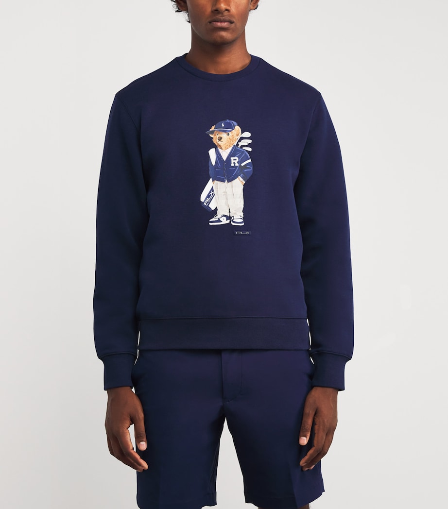 Cotton-Blend Performance Polo Bear Sweatshirt REFINED NAVY Image 3