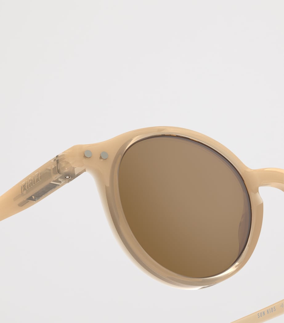 IZIPIZI KIDS #d Round Sunglasses (5-7 Years) Macchiato Image 3