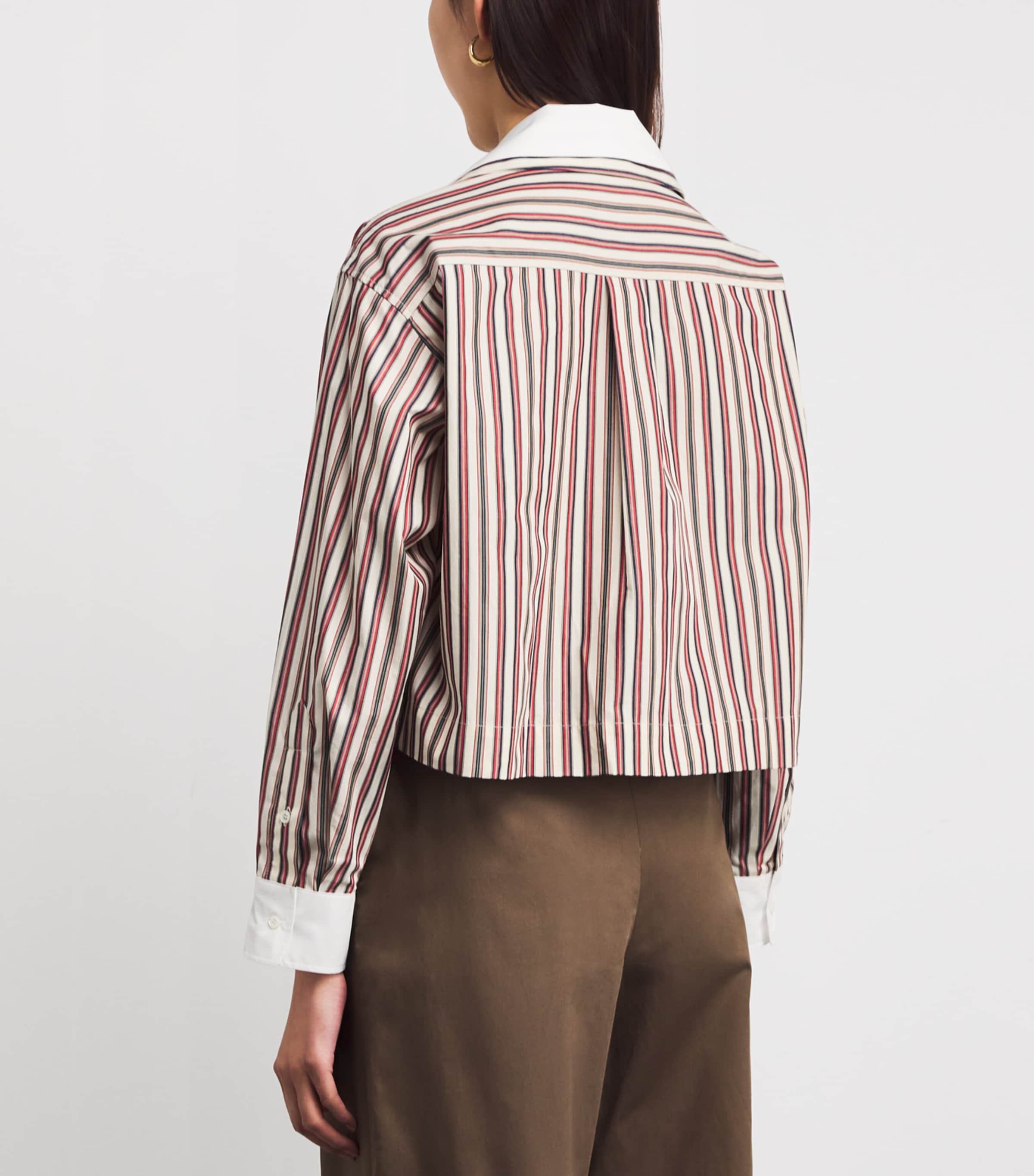 Double-Layered Stripe Shirt MULTICOLORED Image 4
