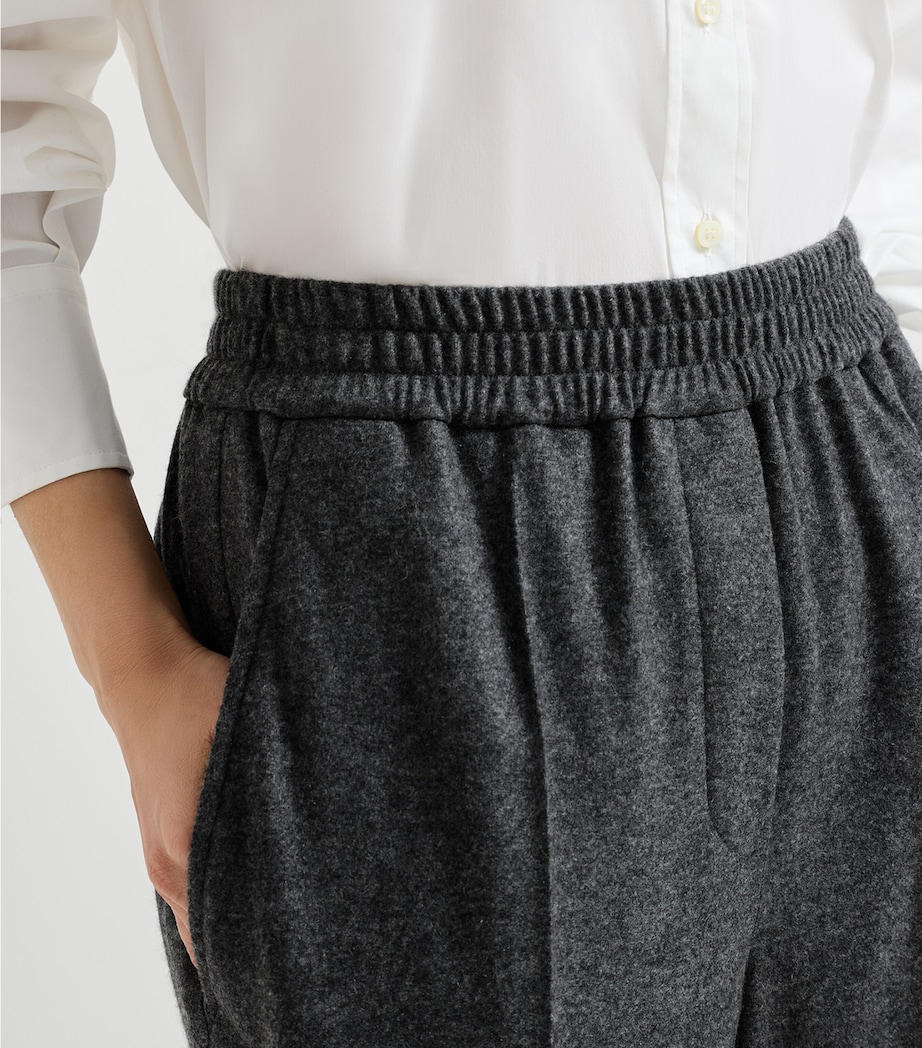 Cashmere Wide-Leg Trousers C3422 Image 5