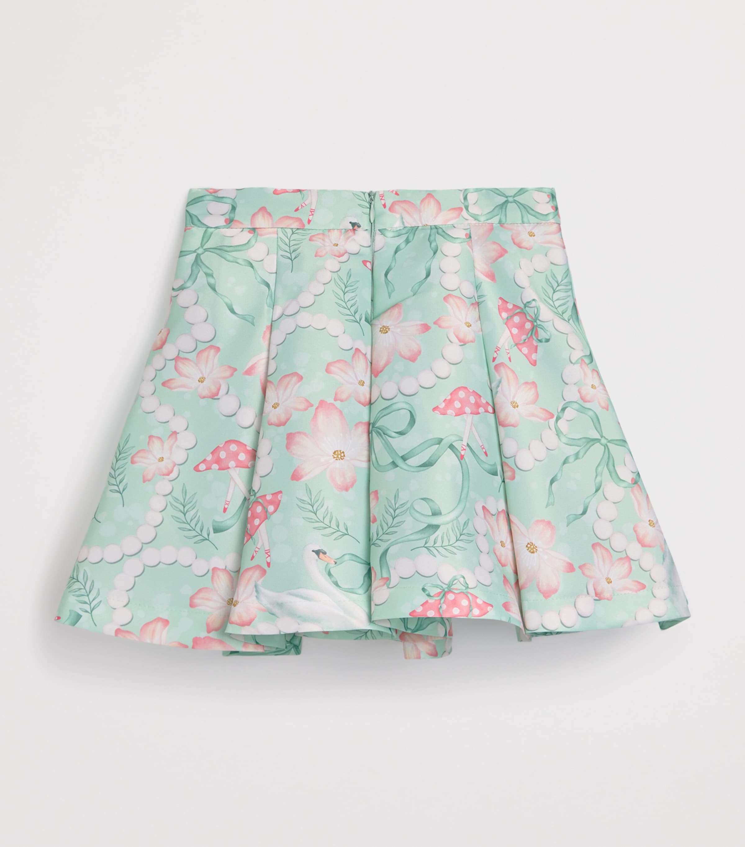 Organza Mini Skirt (3-12 Years) MINT Image 2