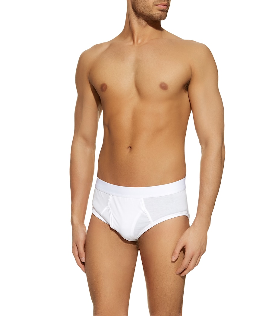Superfine Cotton Briefs WHAA - WHT Image 2